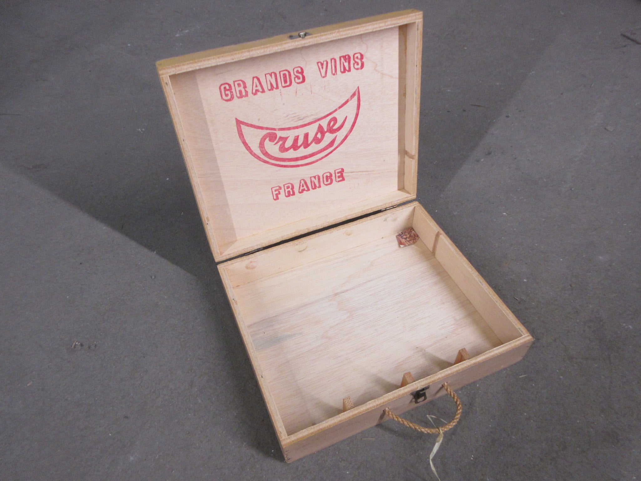 Painted French Box with Handle