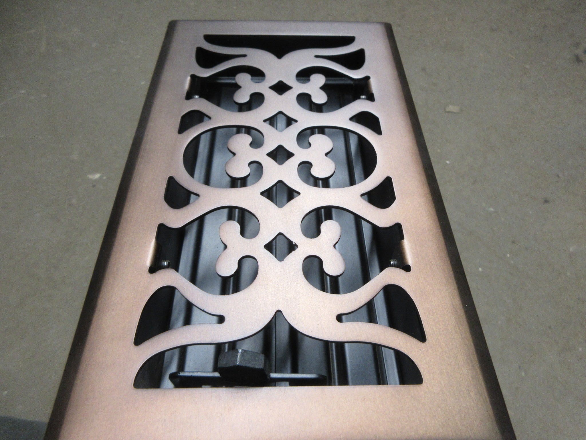 4" x 8" Steel Register with Damper - ORB