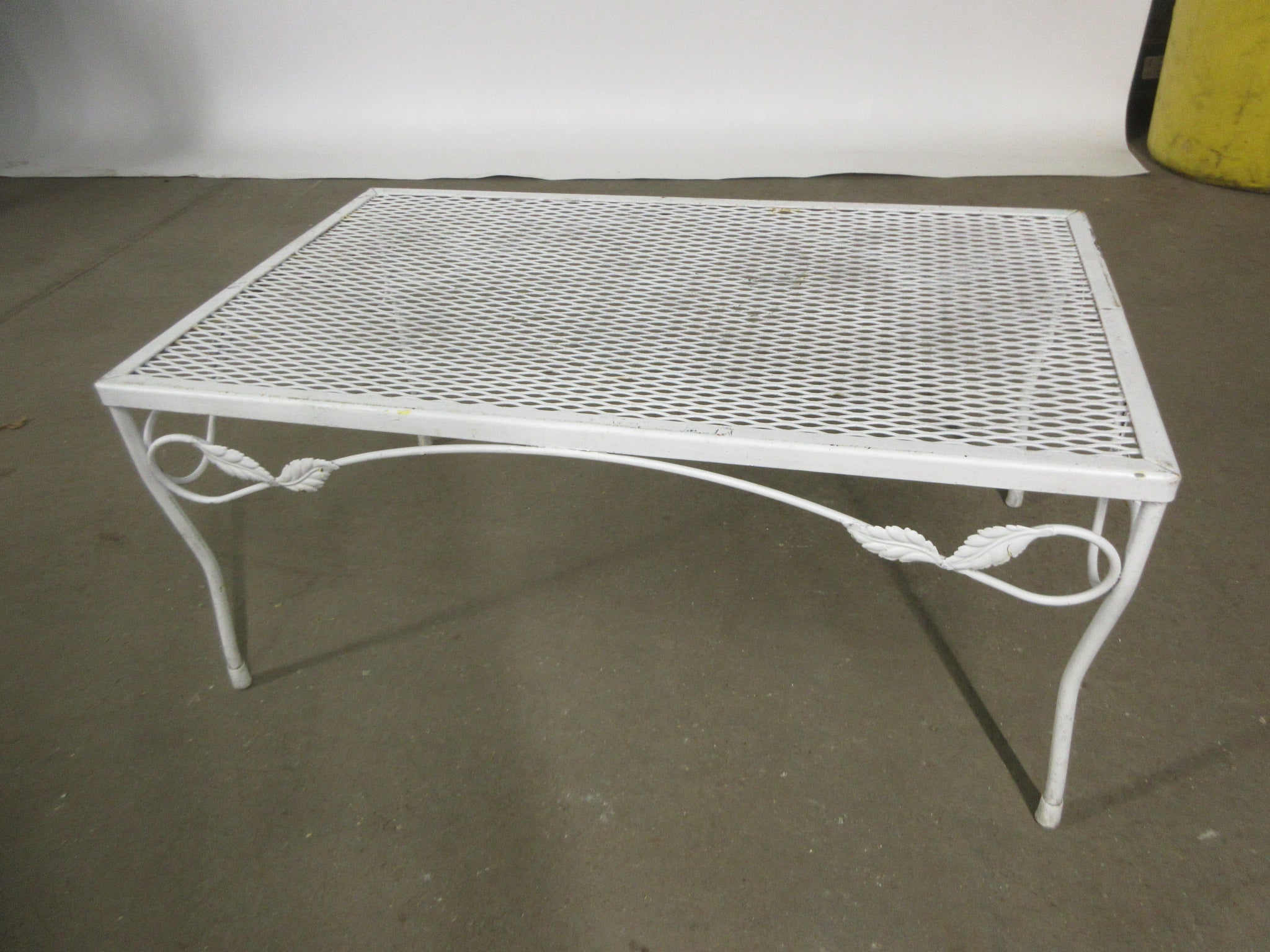Vintage Metal Patio Coffee Table