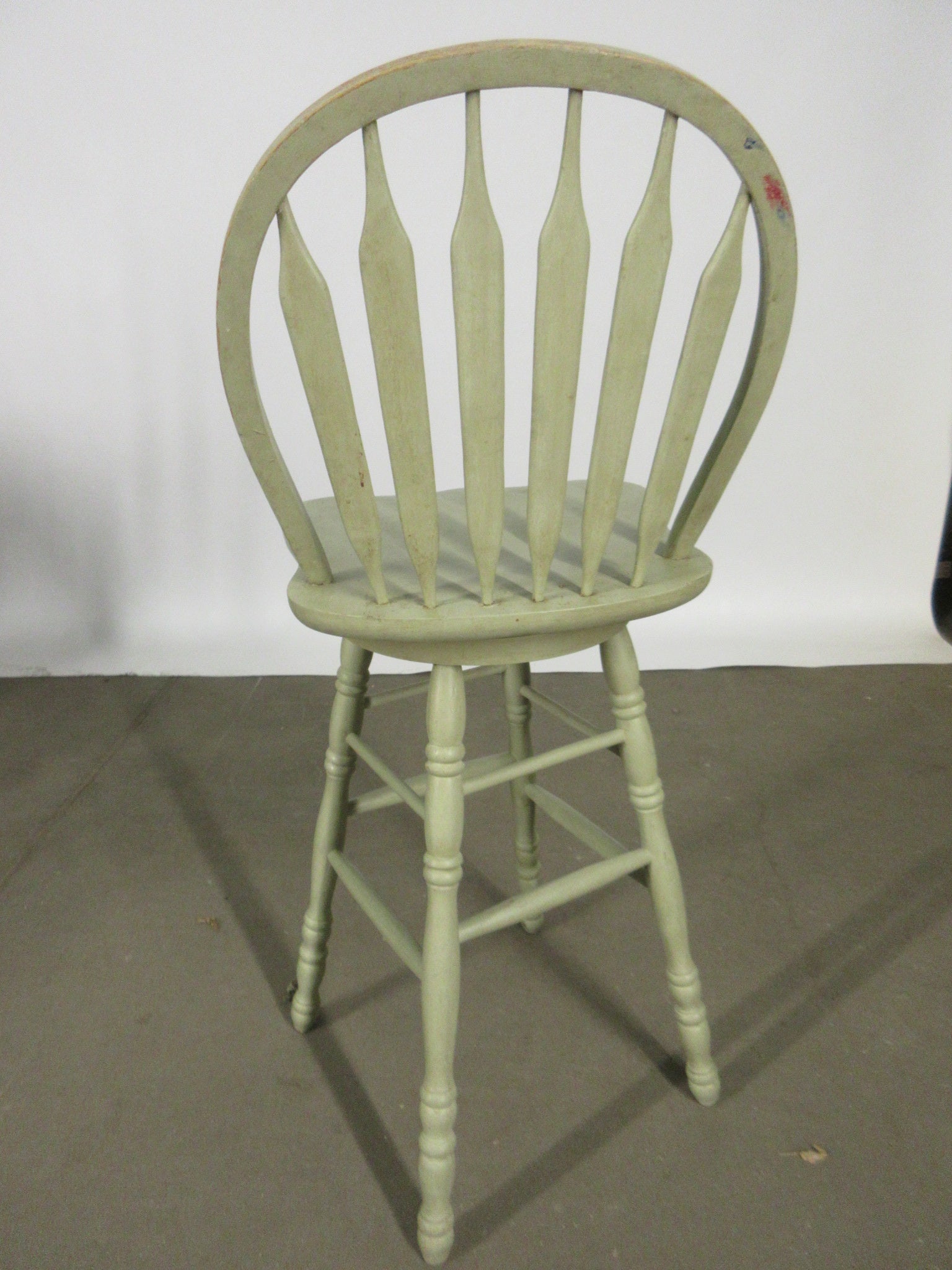Light Green Swivel Stool