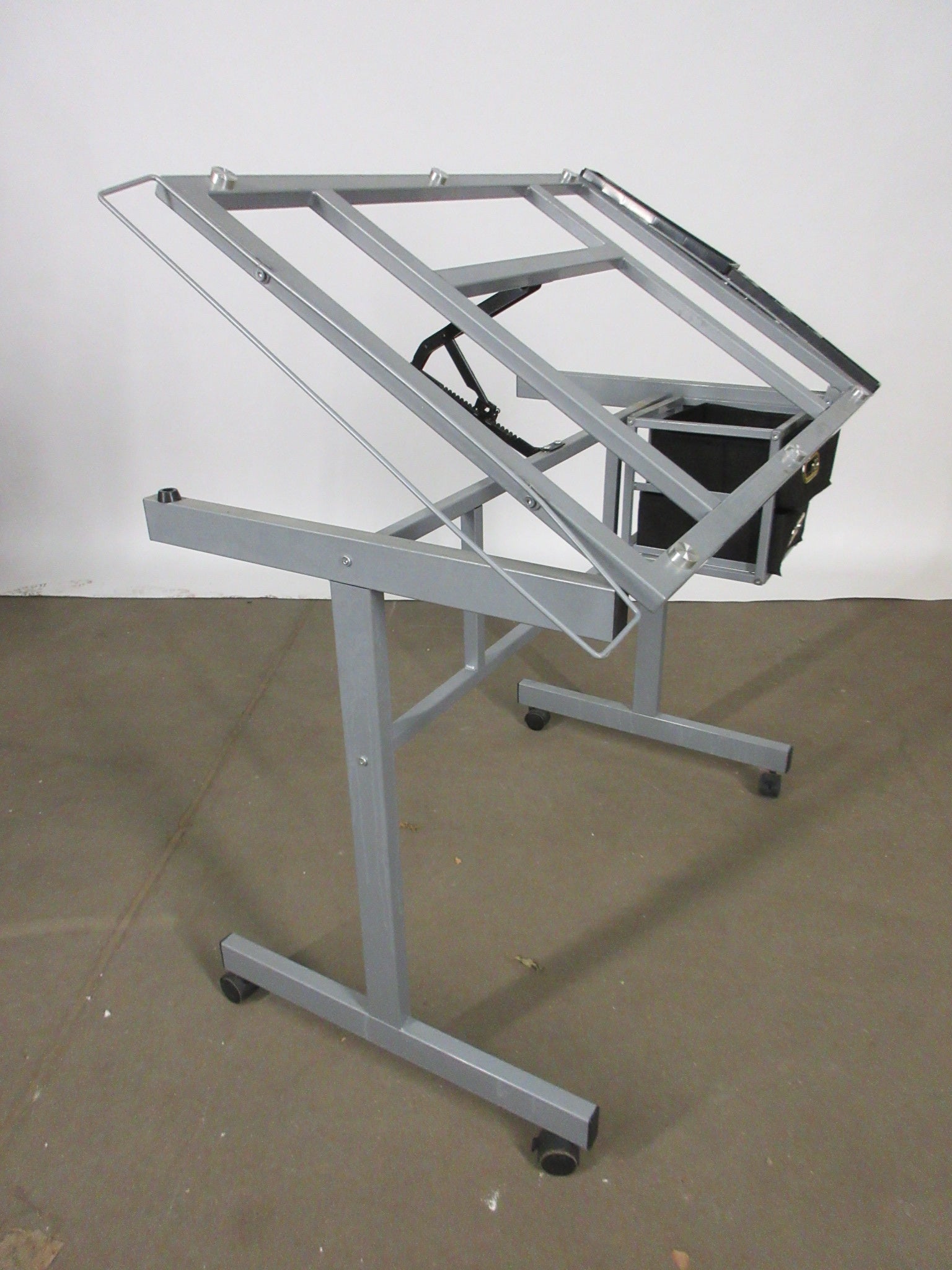 Glass Top Adjustable Drafting Desk
