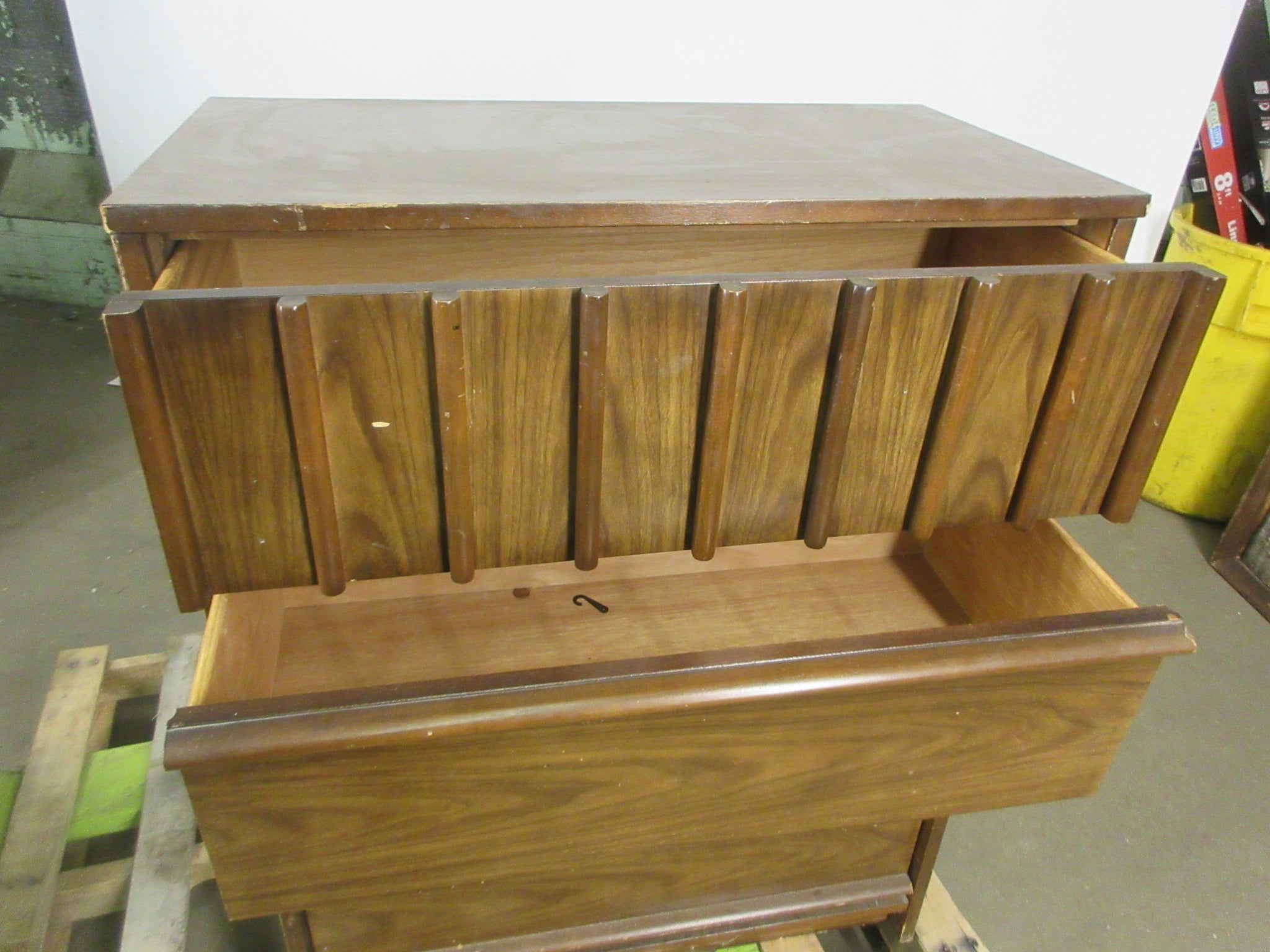 Mid Century Four Drawer Dresser