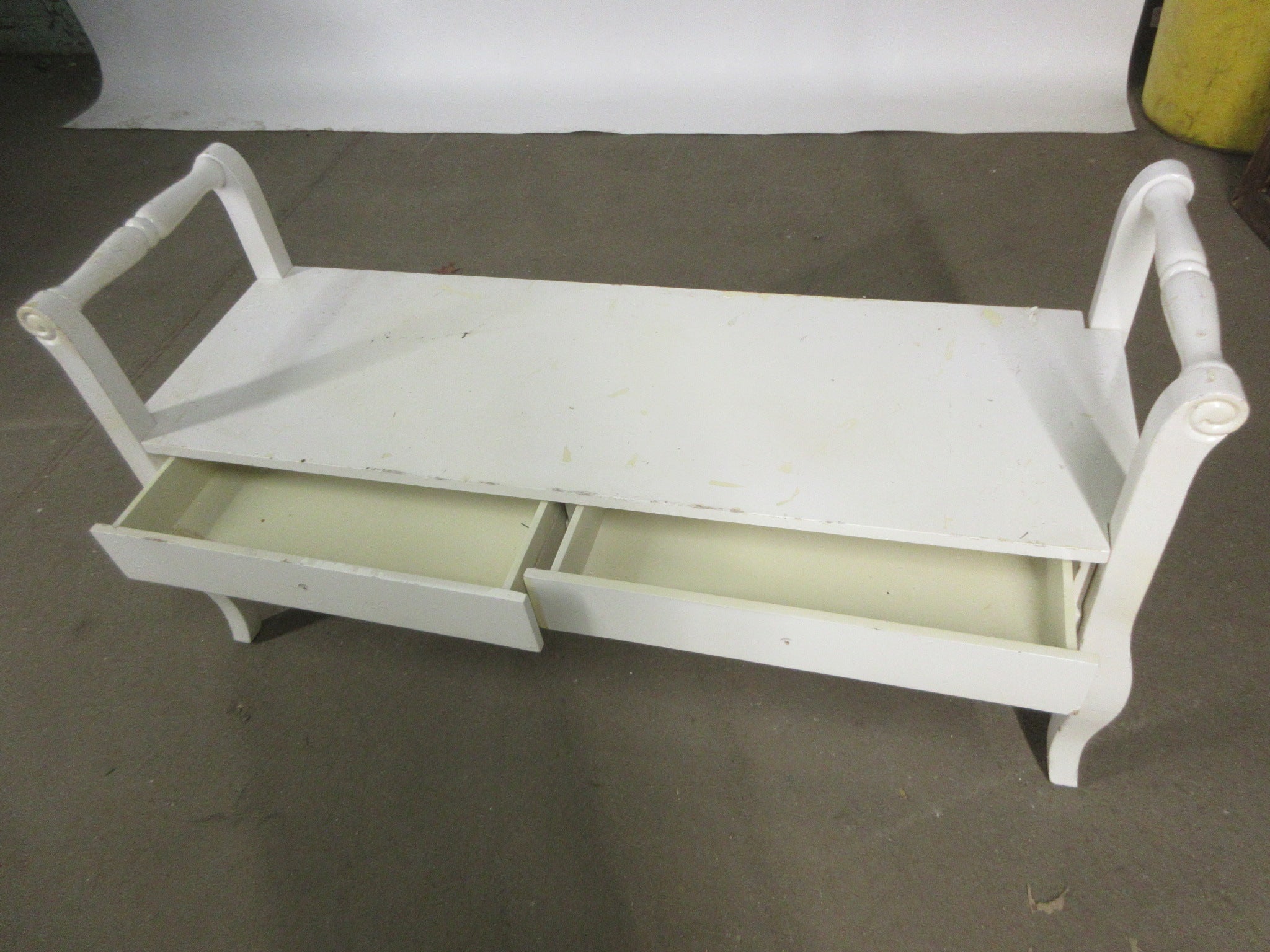 Entryway Bench with Two Drawers