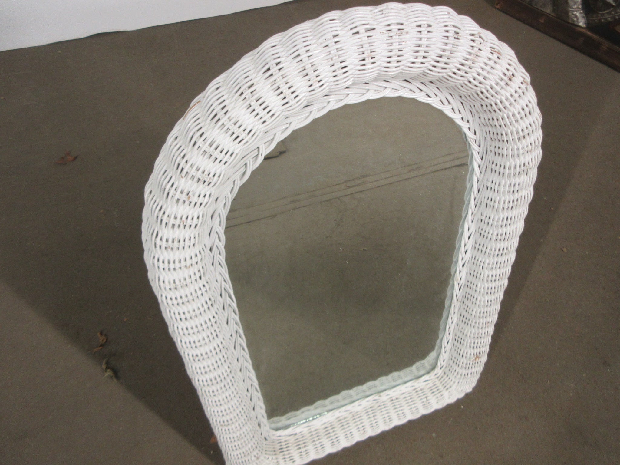 Wicker Wall Mirror