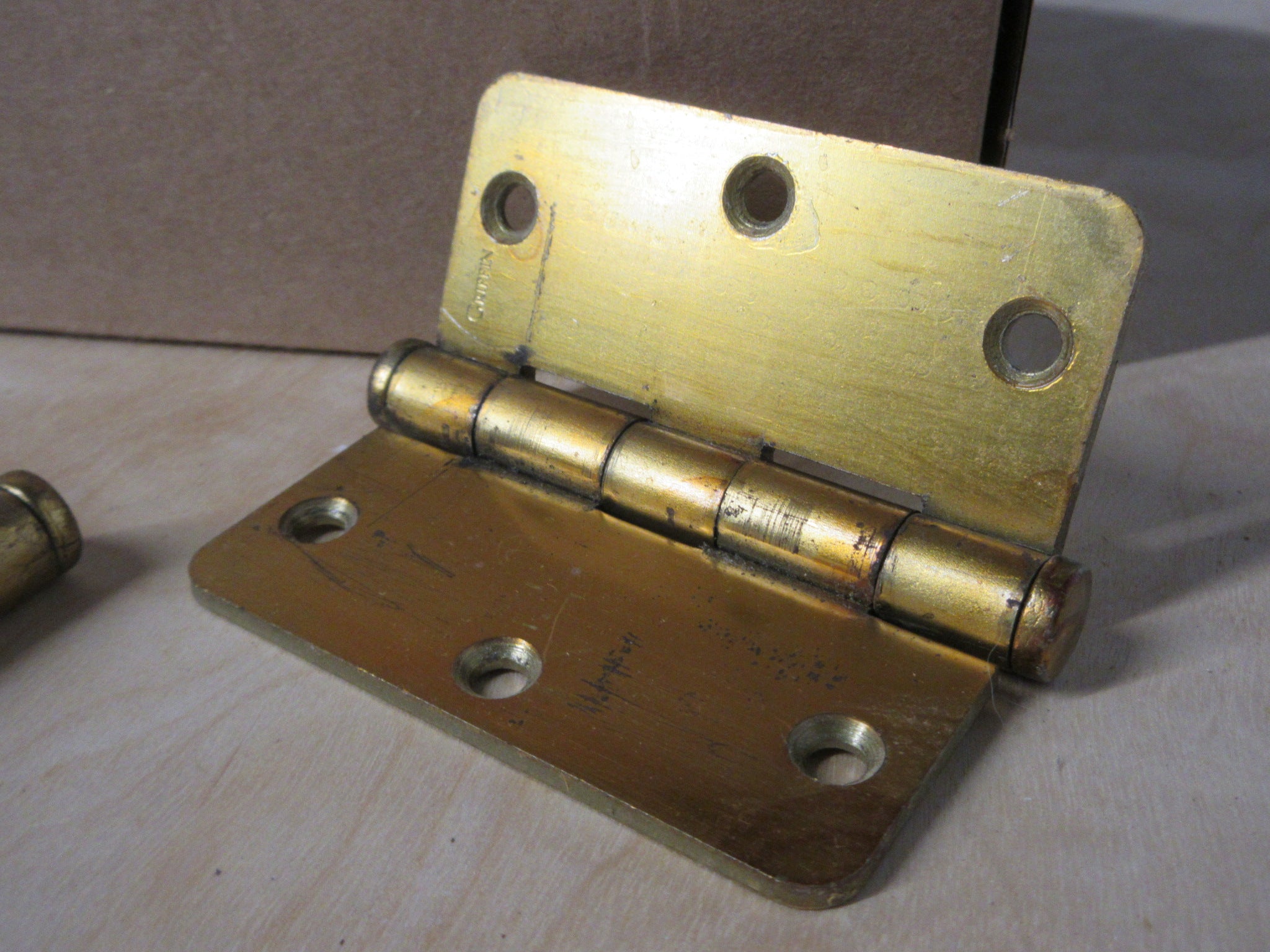 Lot of 22 Brass Hinges