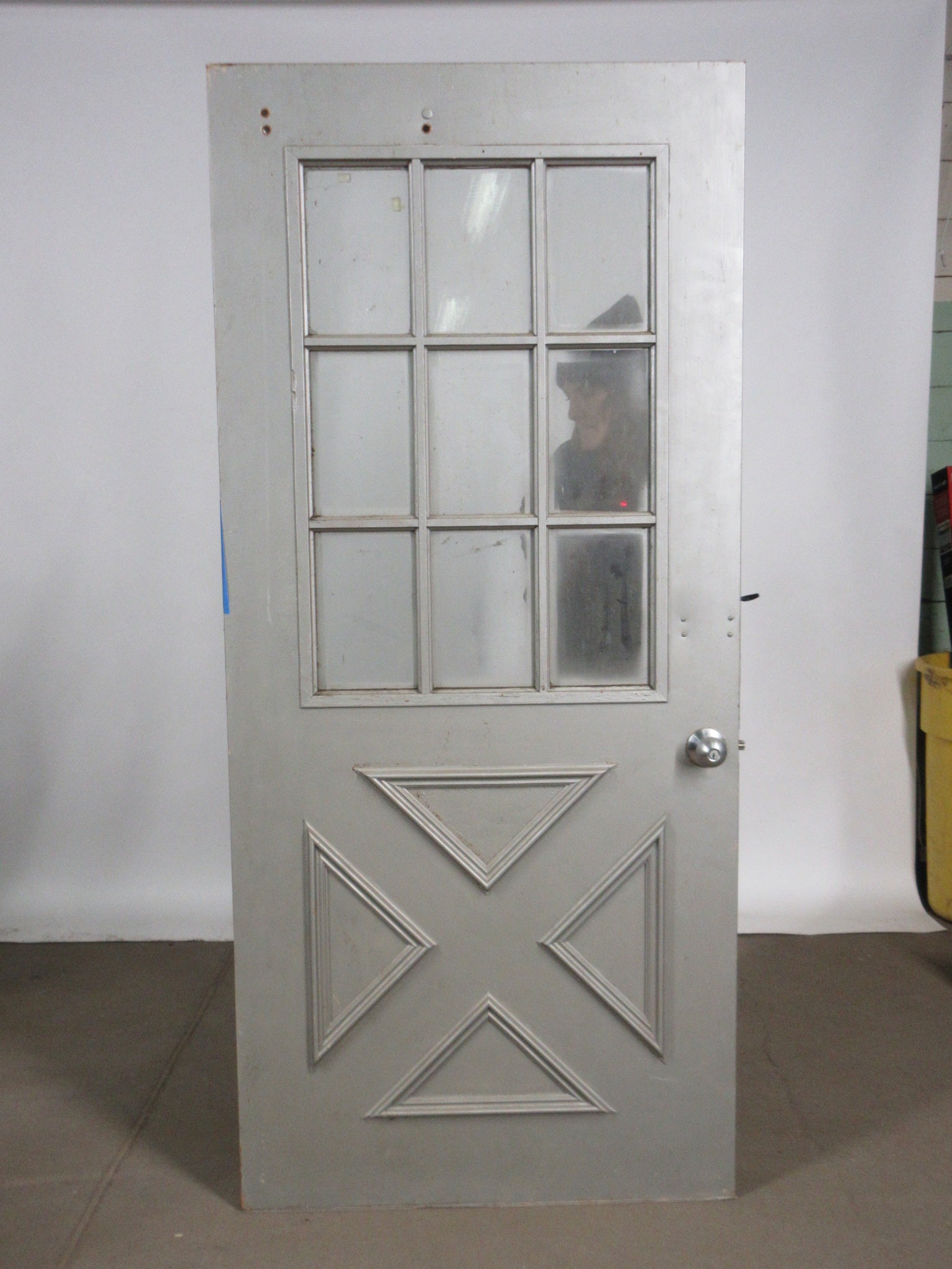 Nine Lite Metal Entry Door