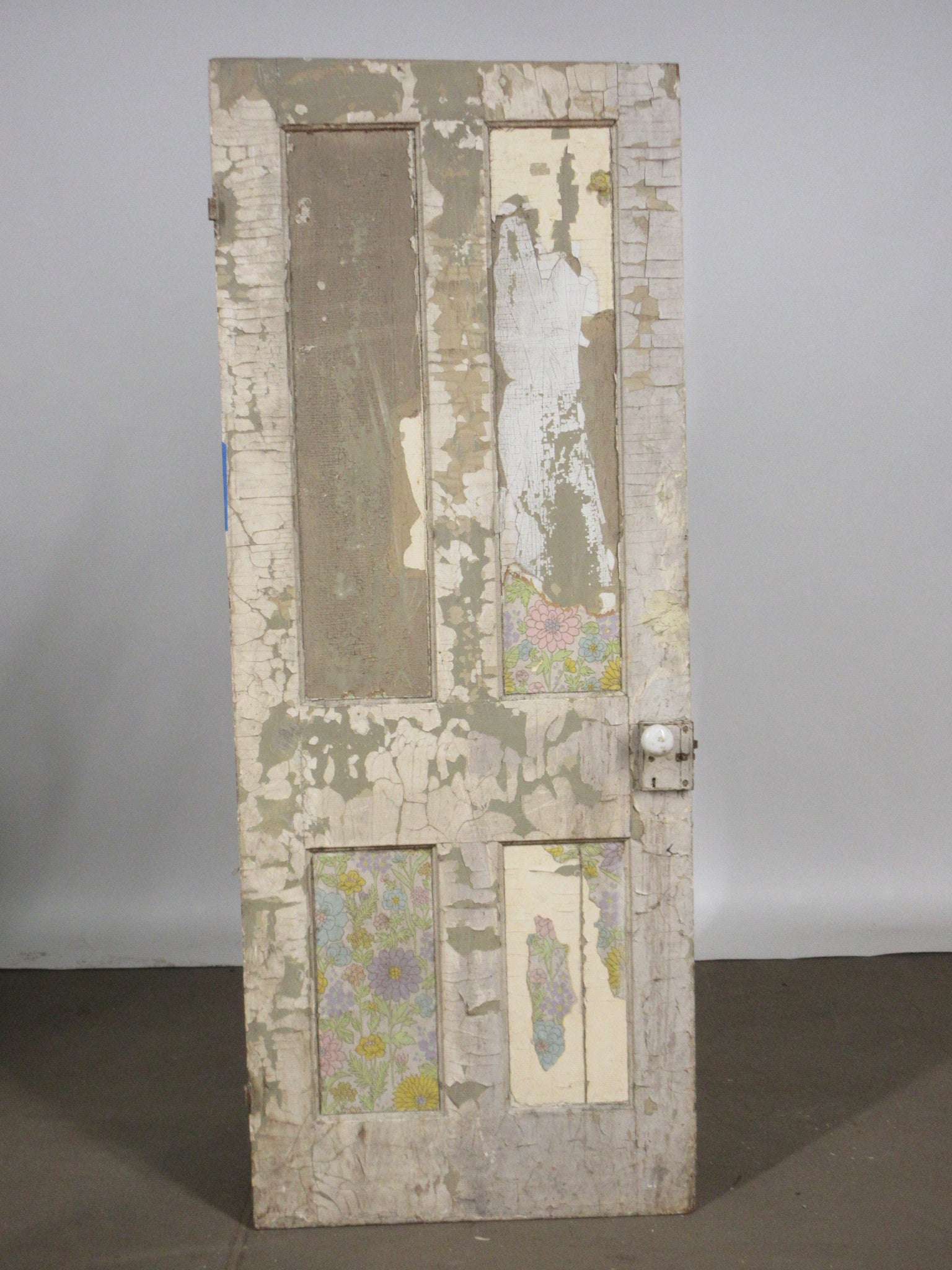 Four Panel Interior Door with Arrow