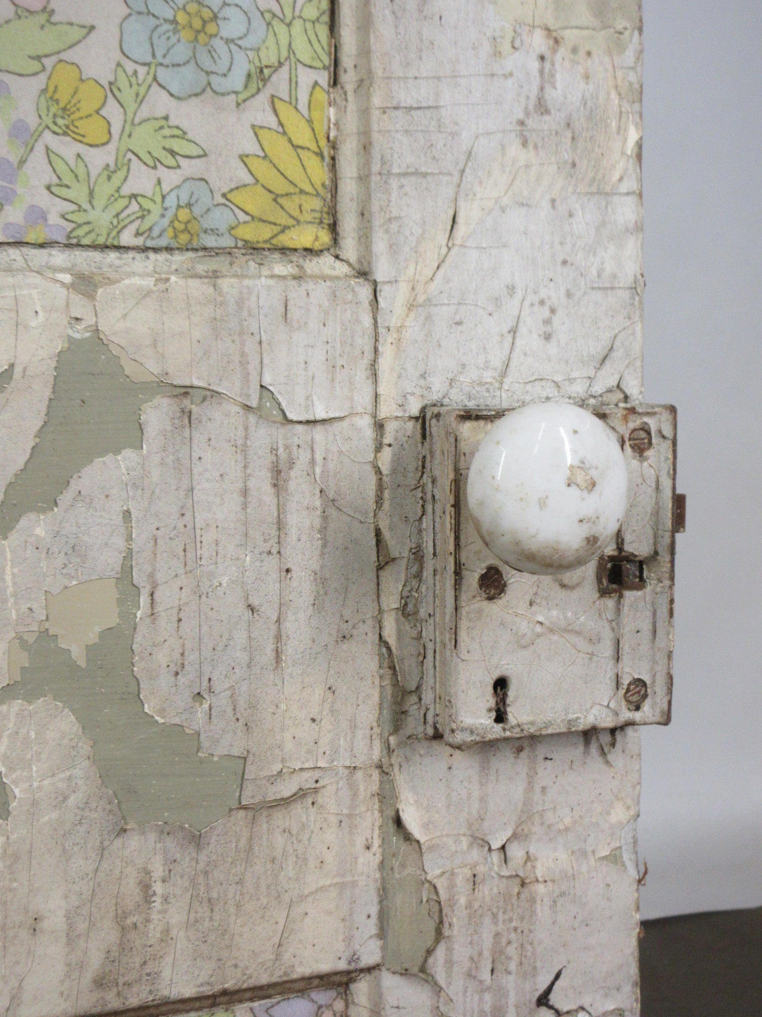 Four Panel Interior Door with Arrow