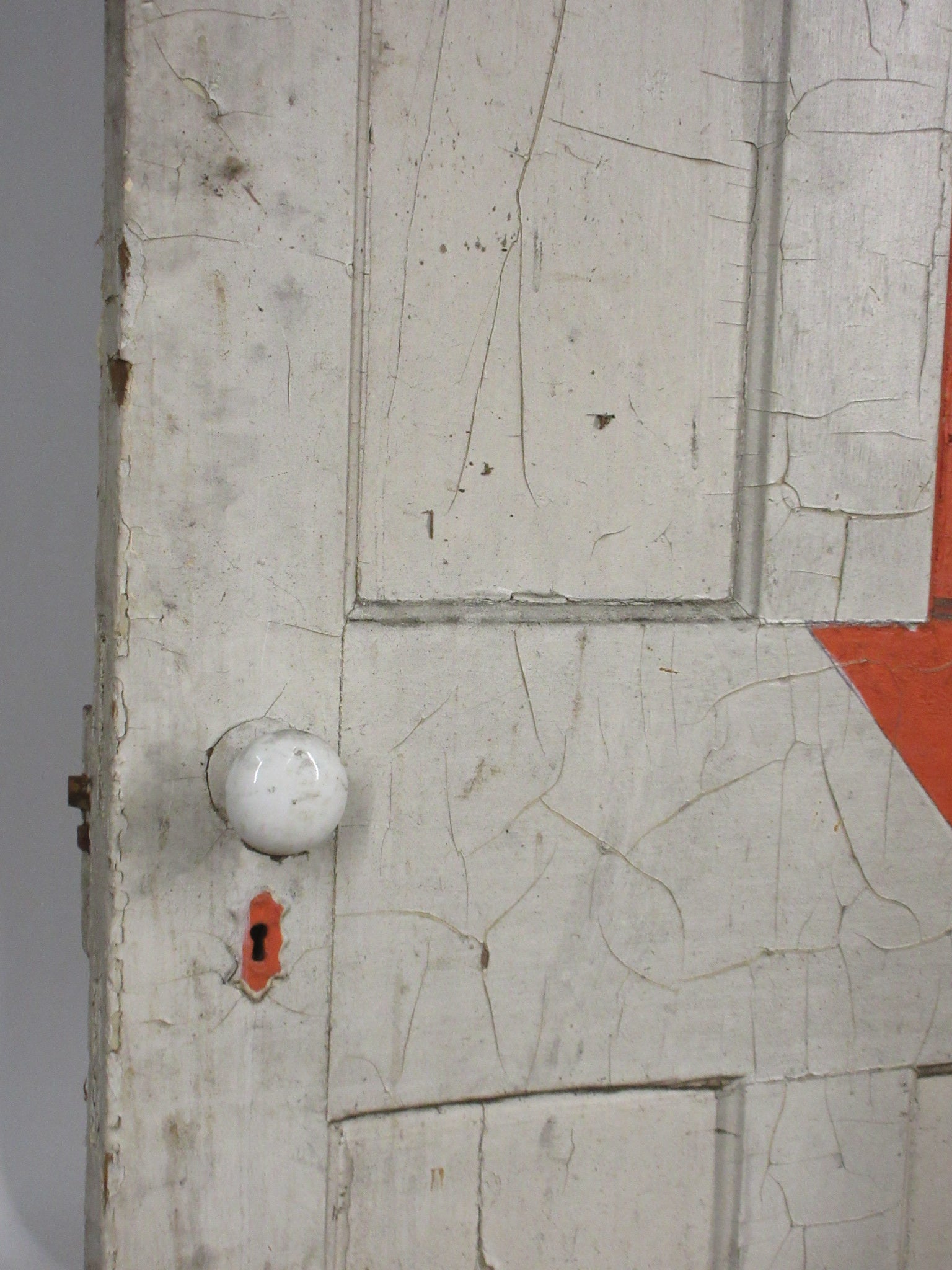Four Panel Interior Door with Arrow