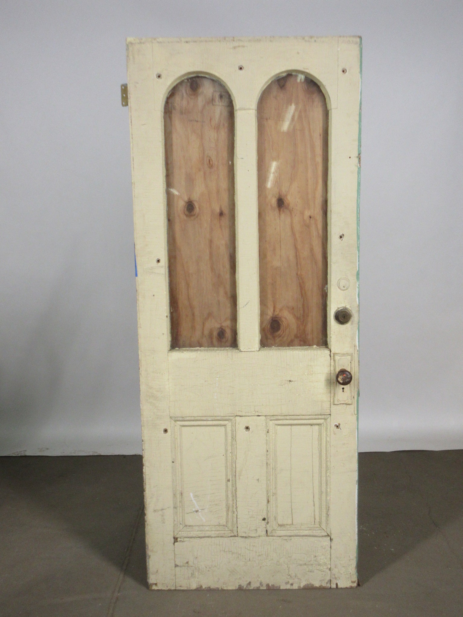 Two Arched Lite Paneled Door