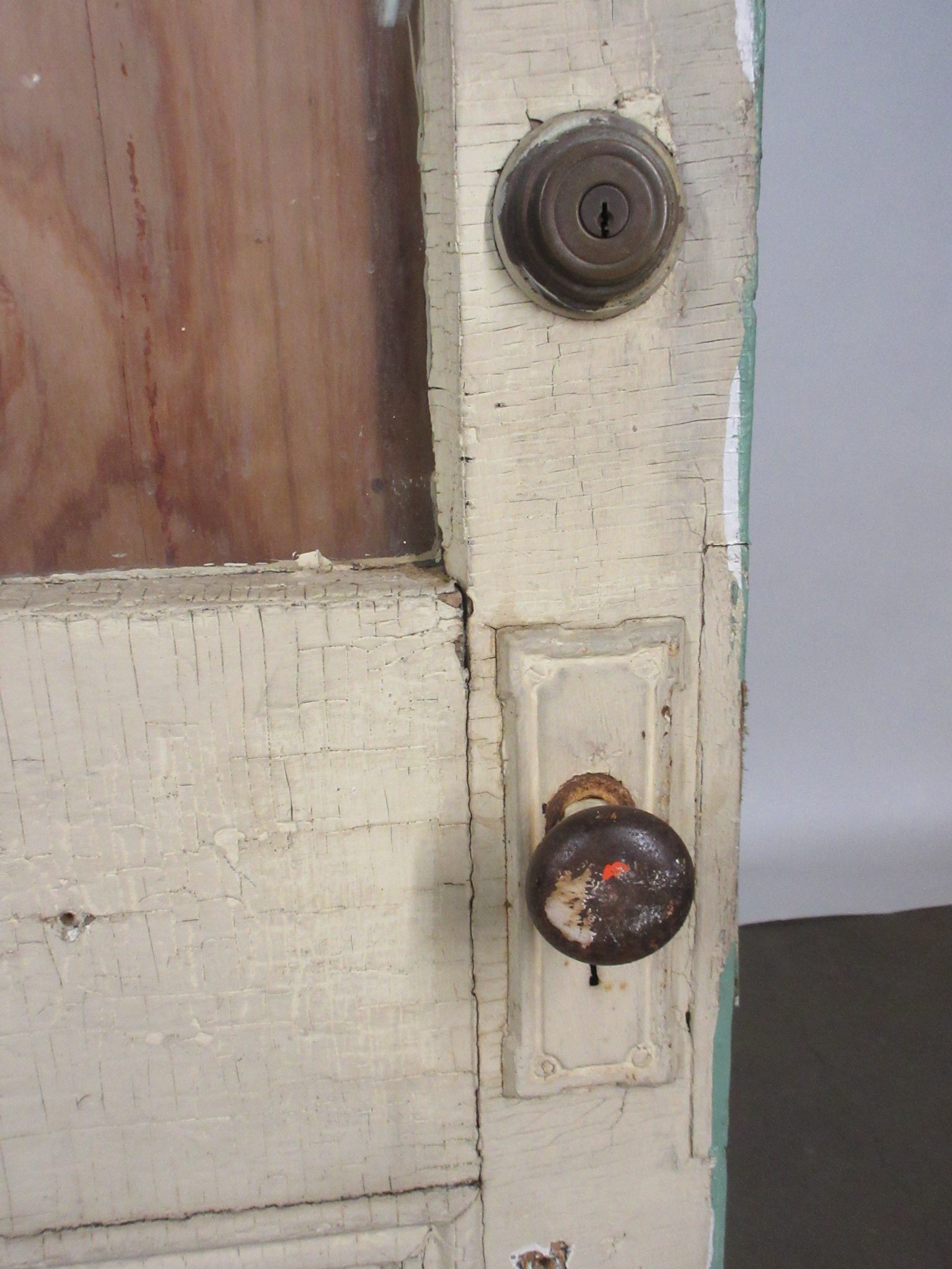 Two Arched Lite Paneled Door