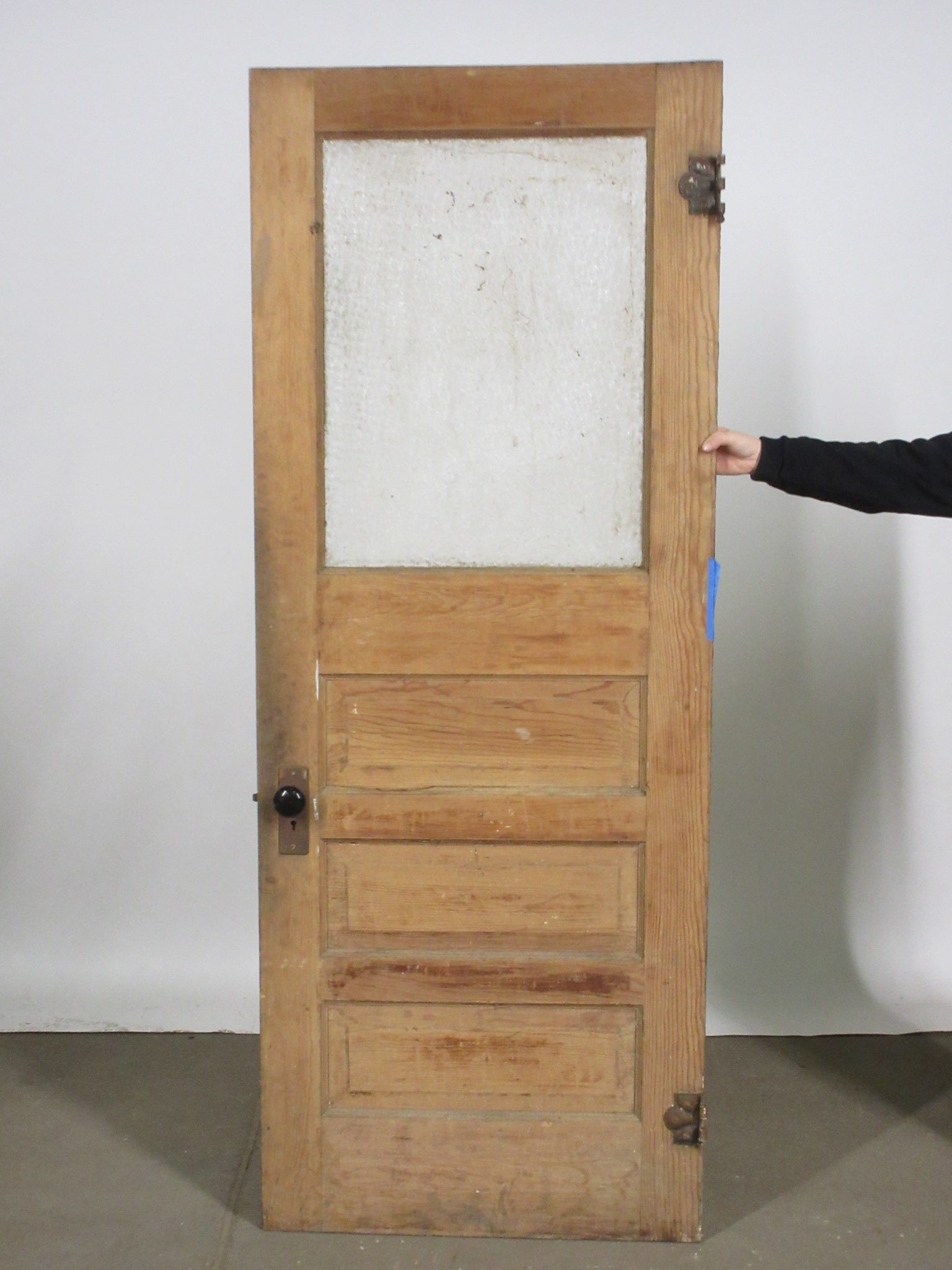 Three Panel Privacy Glass Door