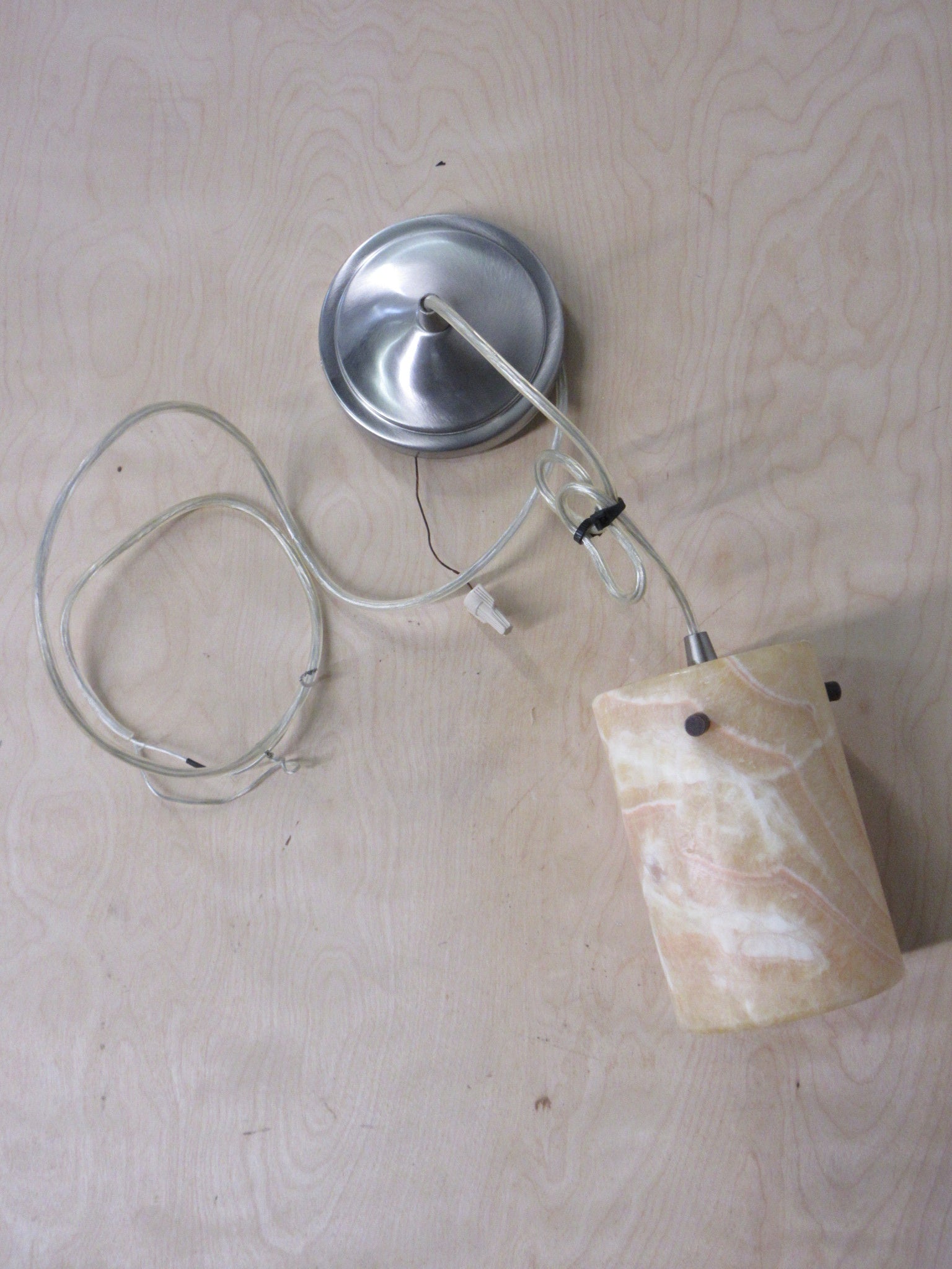 Ceiling Mount Stone Pendant Light
