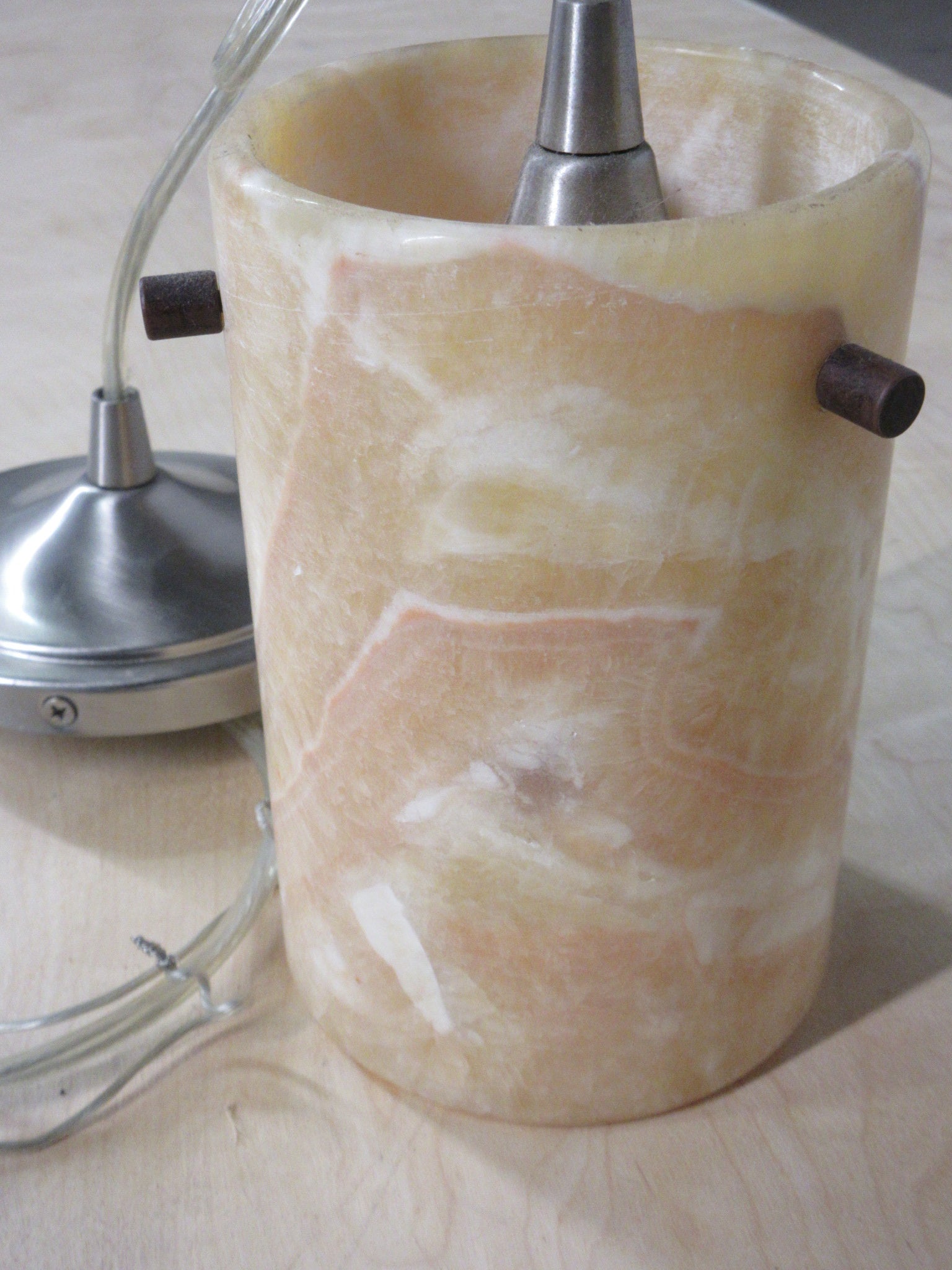 Ceiling Mount Stone Pendant Light