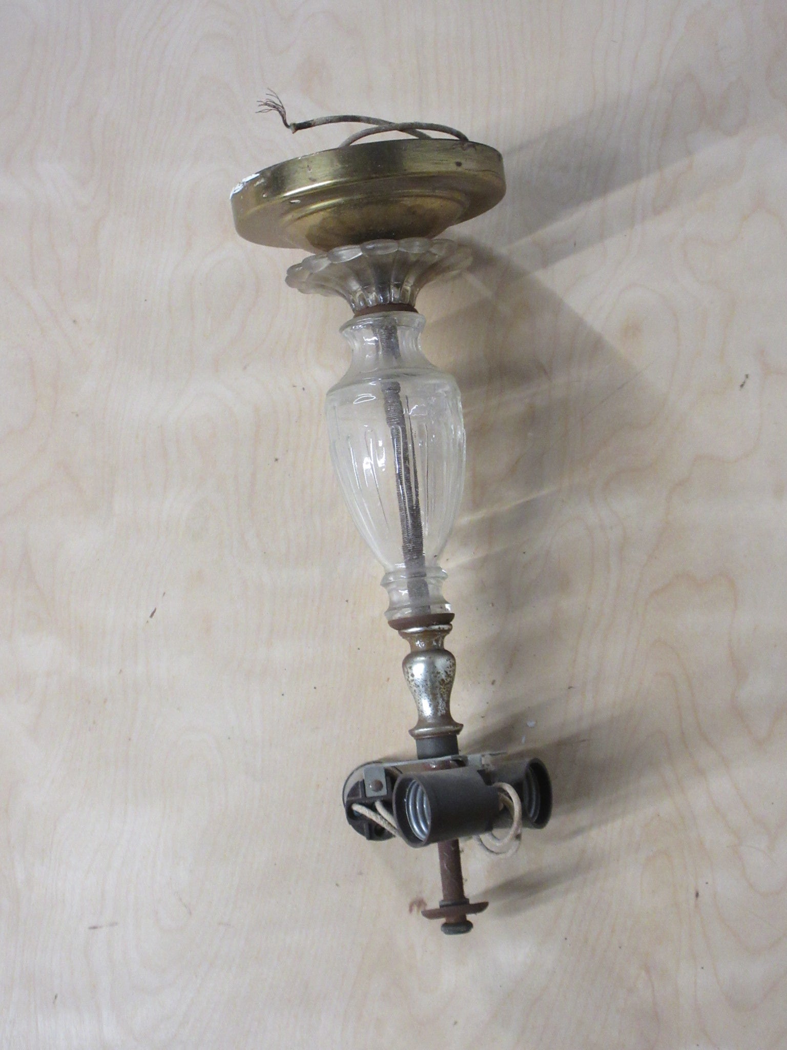 Ceiling Mount Three Light Sconce