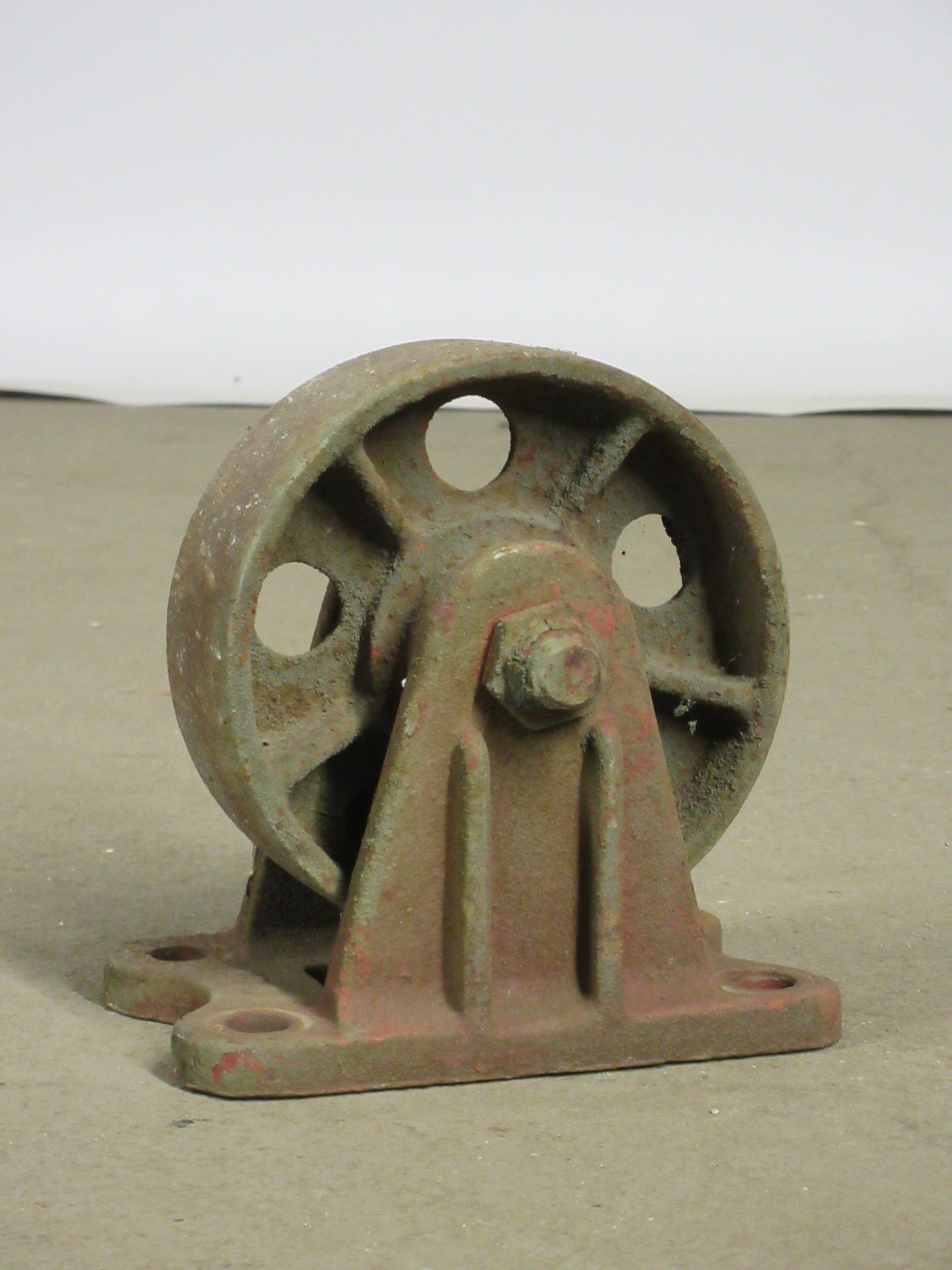 Vintage Industrial Metal Caster