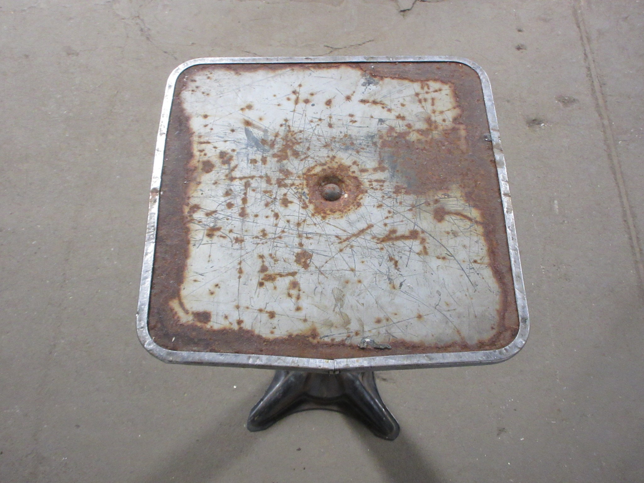 Industrial Metal Table and Base