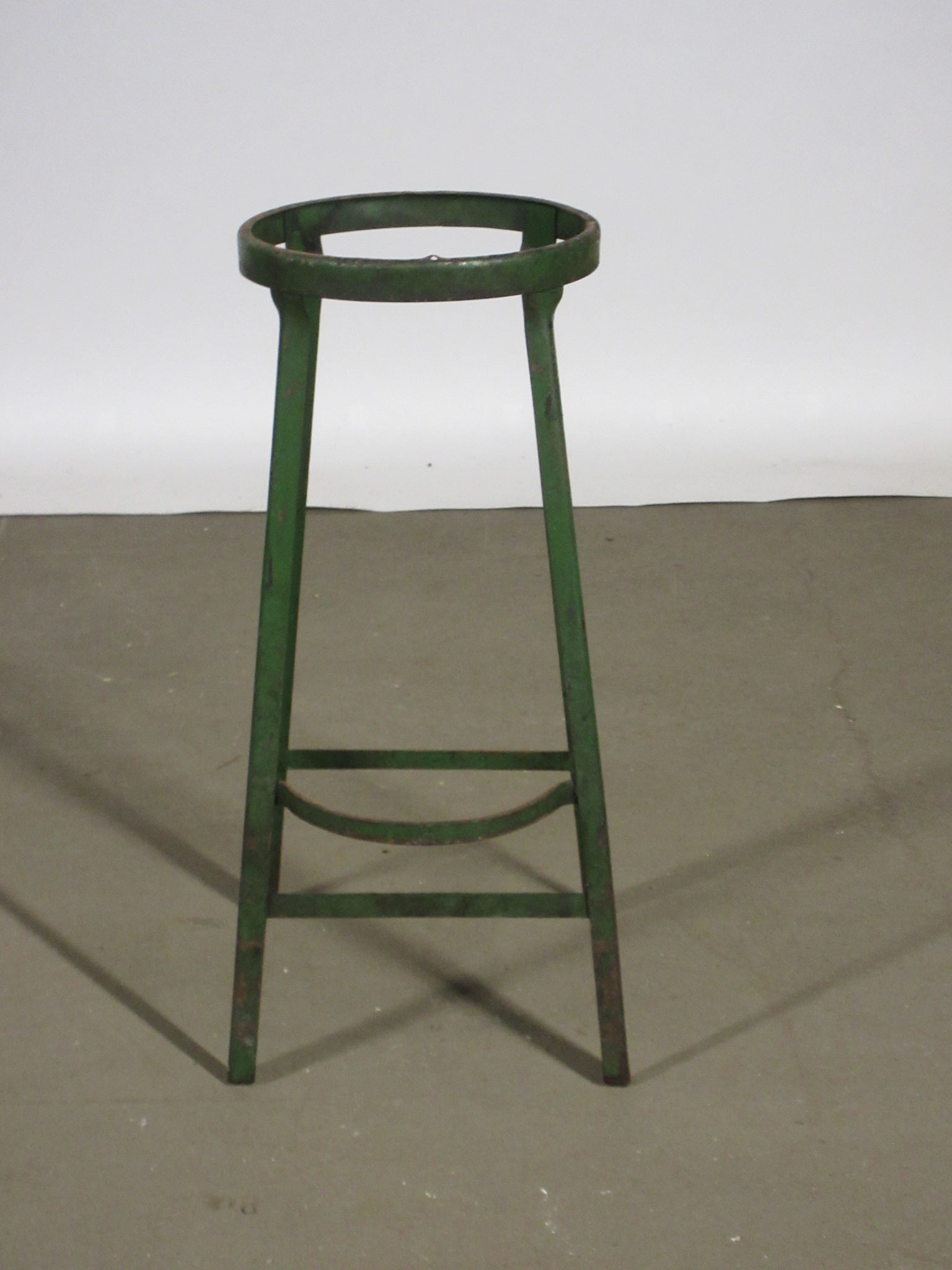 Green Metal Stool Frame