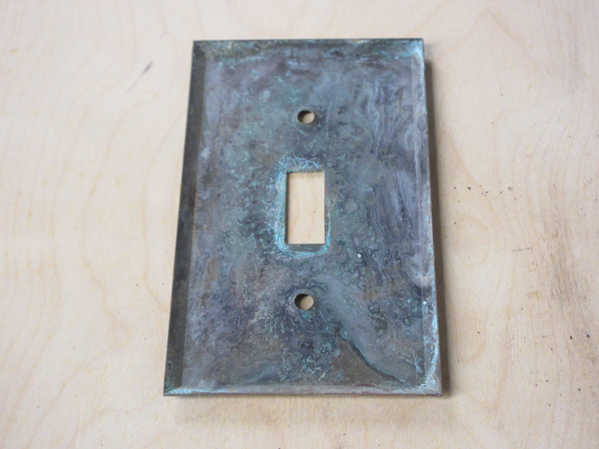 Vintage Brass Switchplate