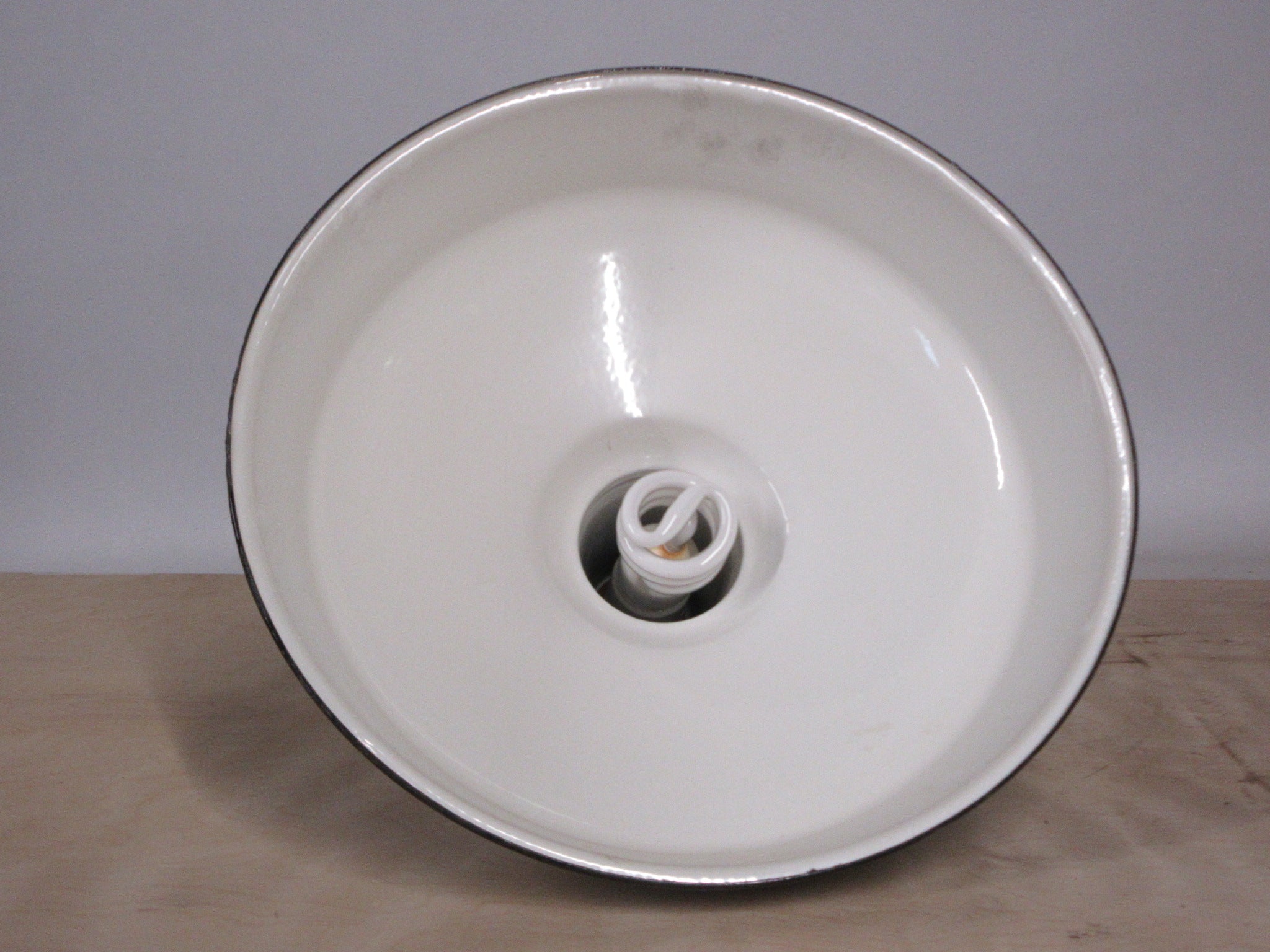 Industrial Green Ceiling Mount Light