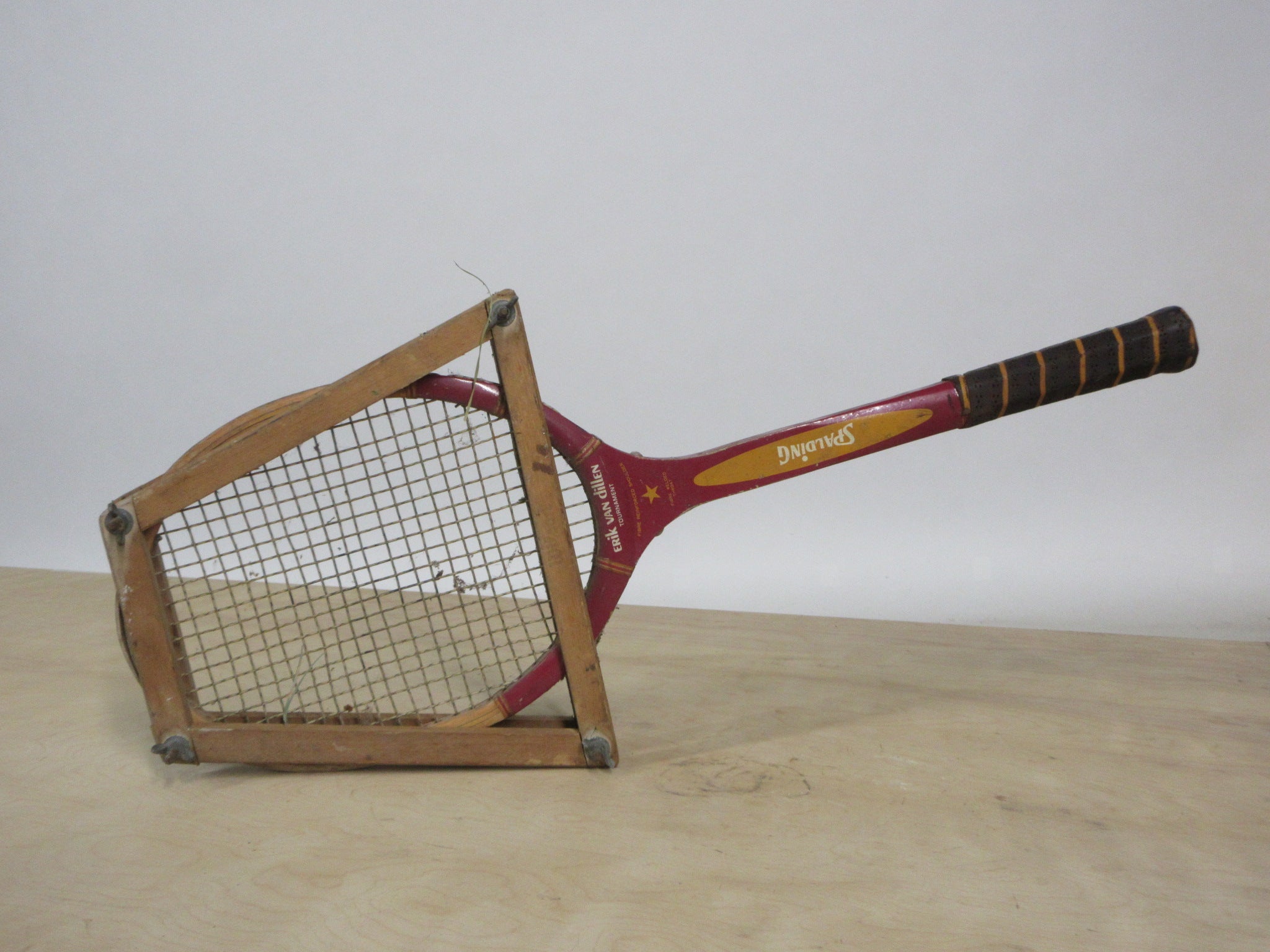 Vintage Wooden Tennis Racket