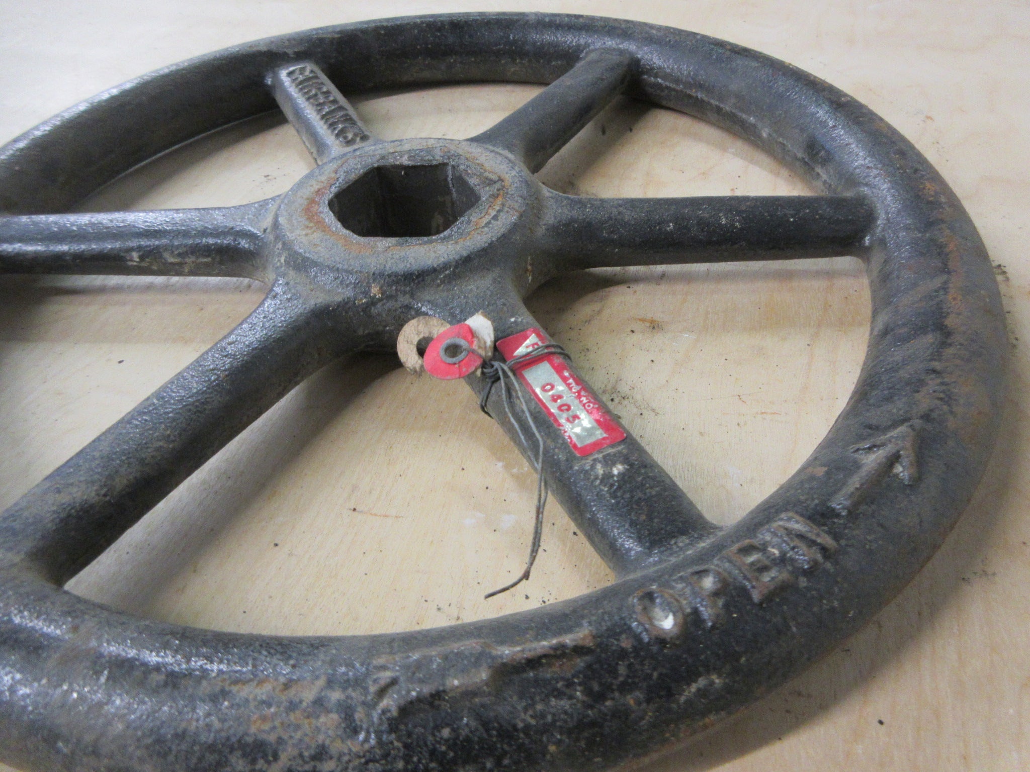Industrial Wheel Handle 12"