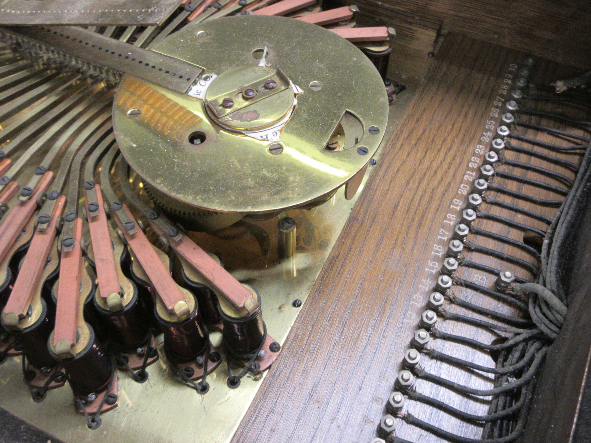 Antique Holtzer Magneto Clock Base (As Is)