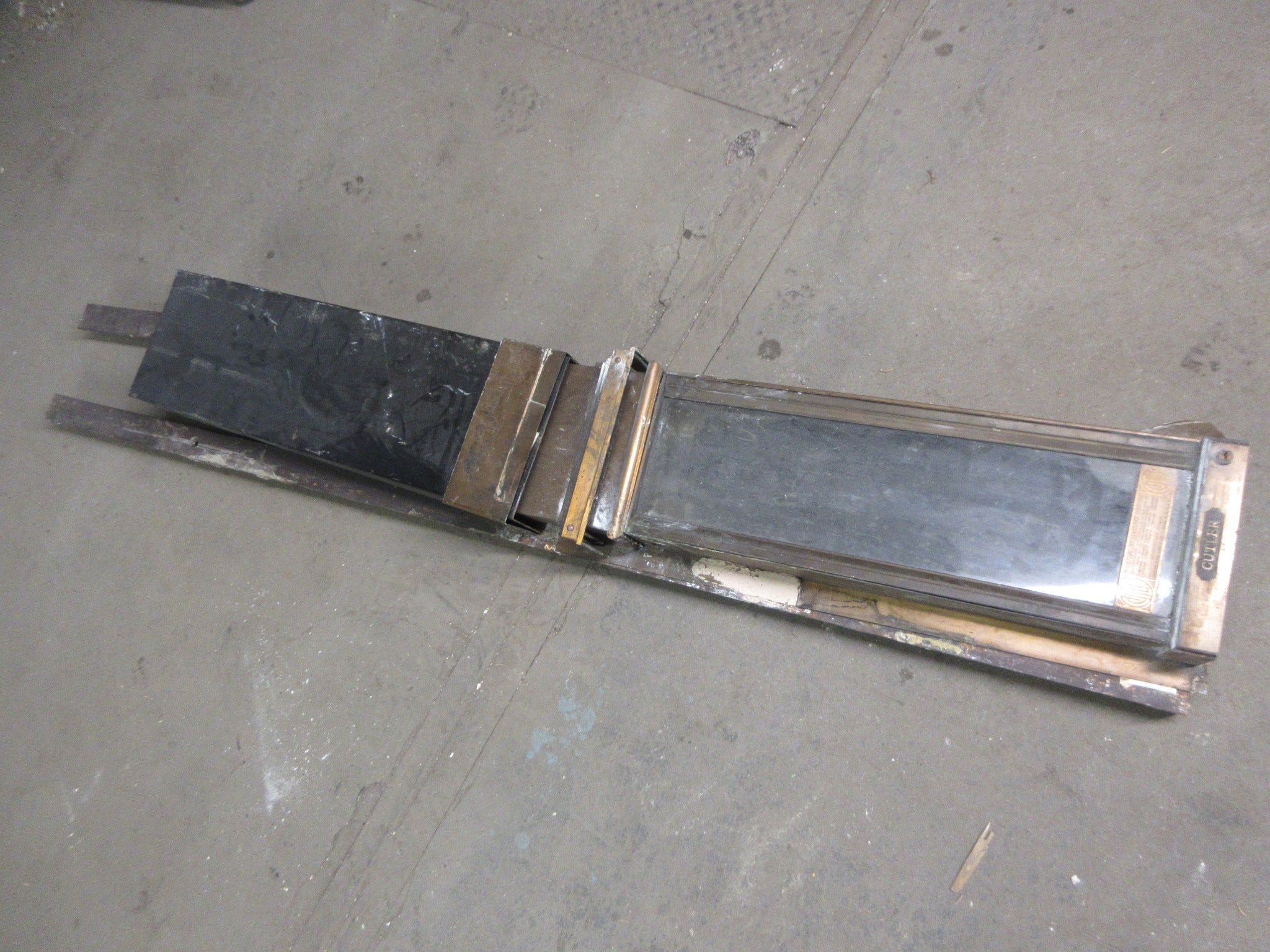 Antique Brass Cutler Mail Chute