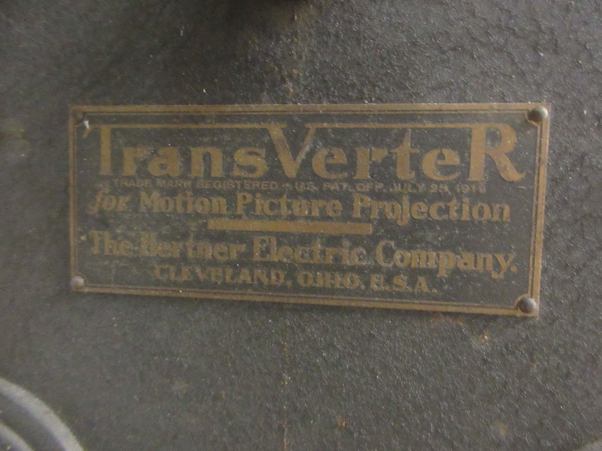Antique Motion Picture Transverter (As Is)