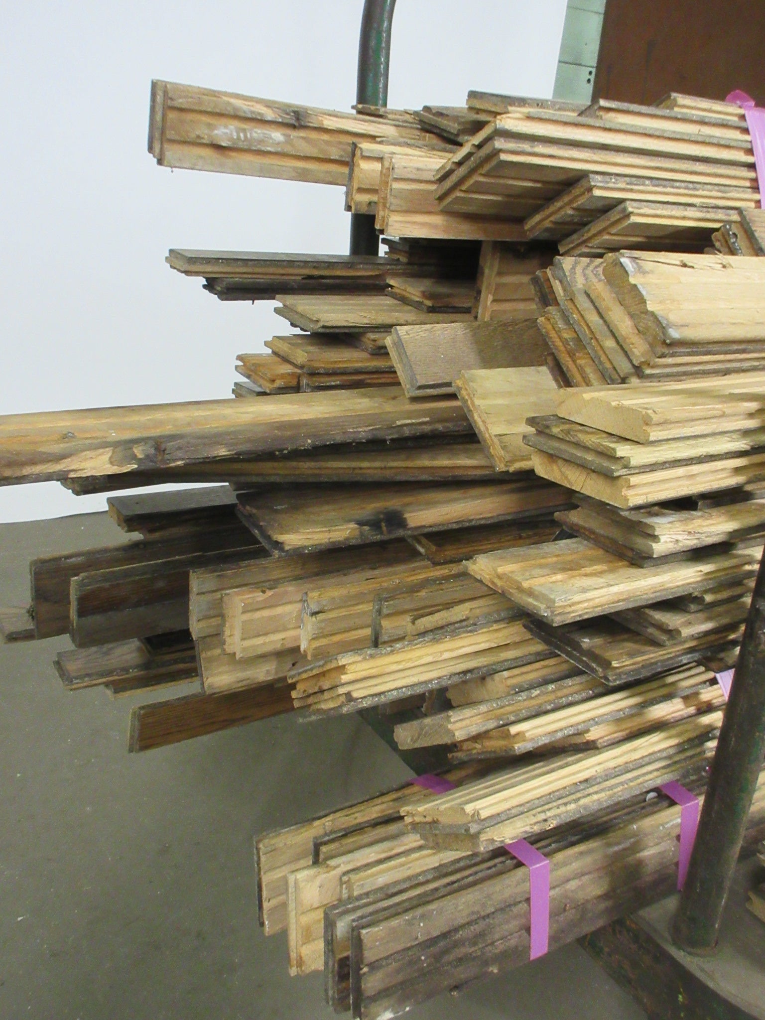 Lot of 300 sq ft Reclaimed Oak Flooring
