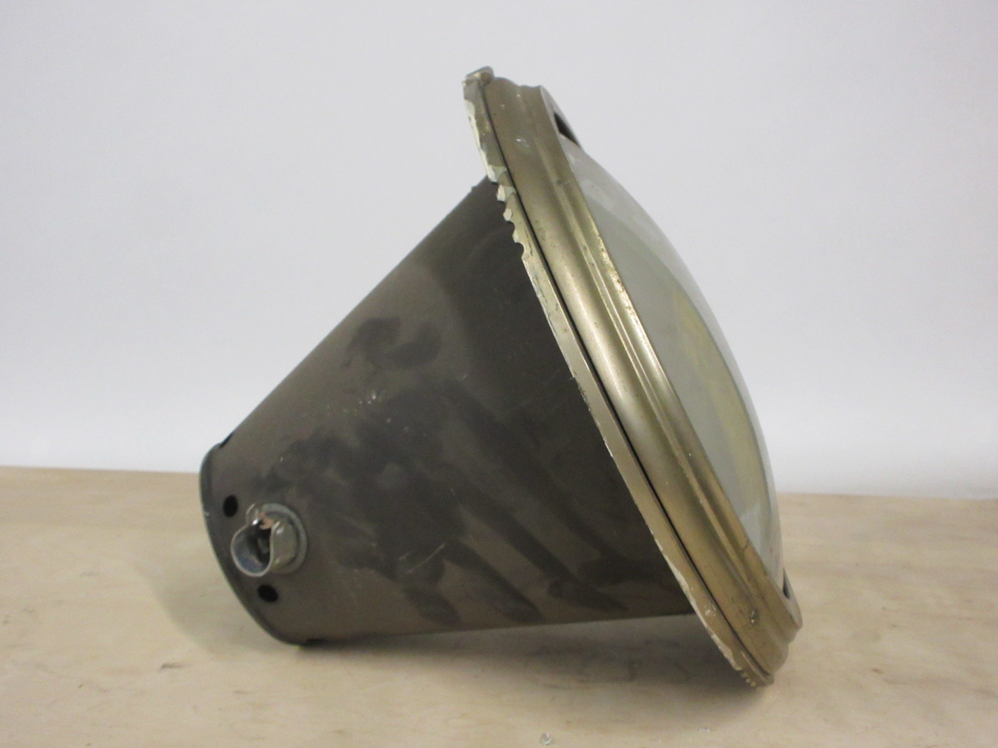 Brass Accent Industrial Light