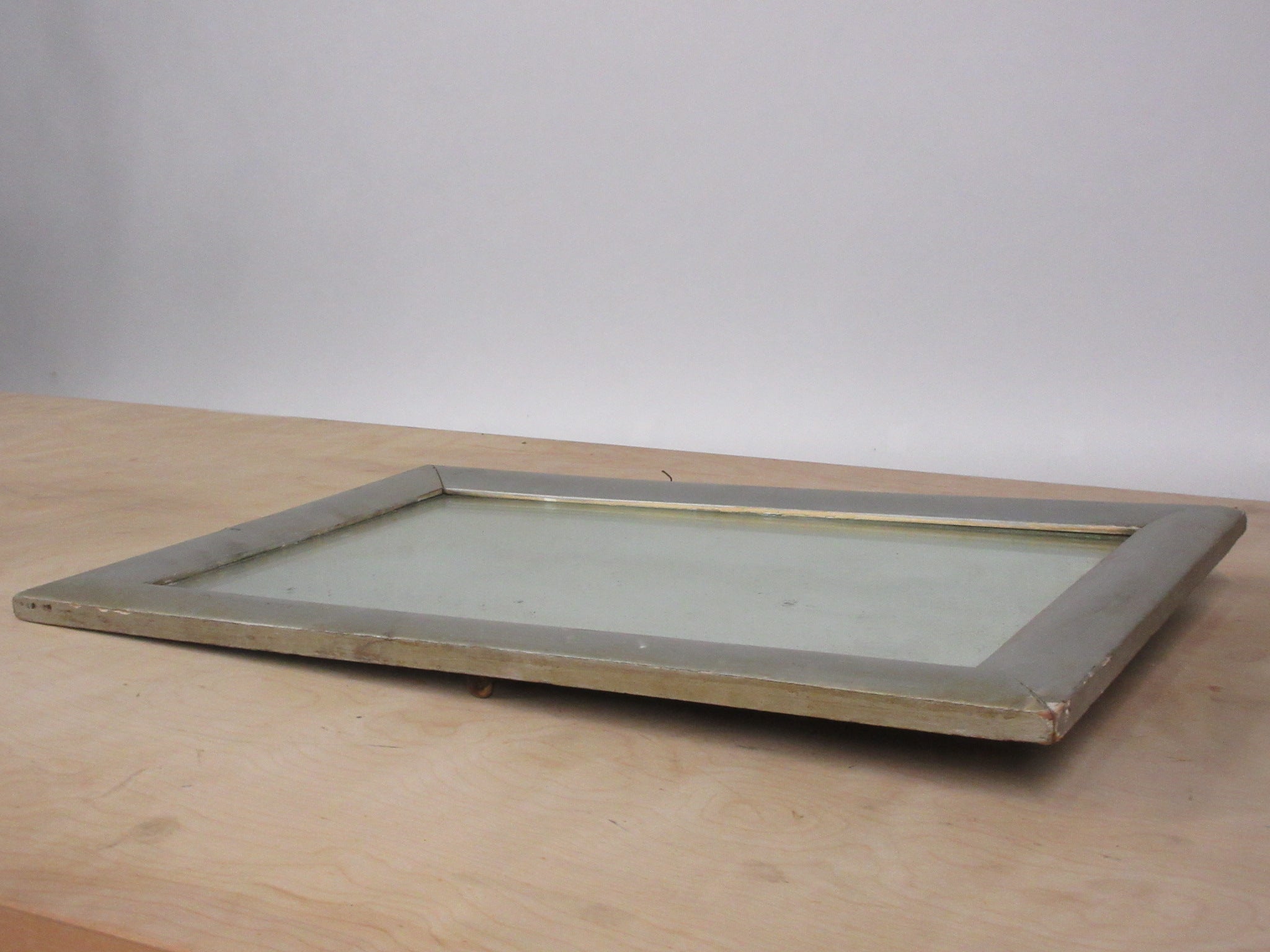 Silver Frame Wall Mirror