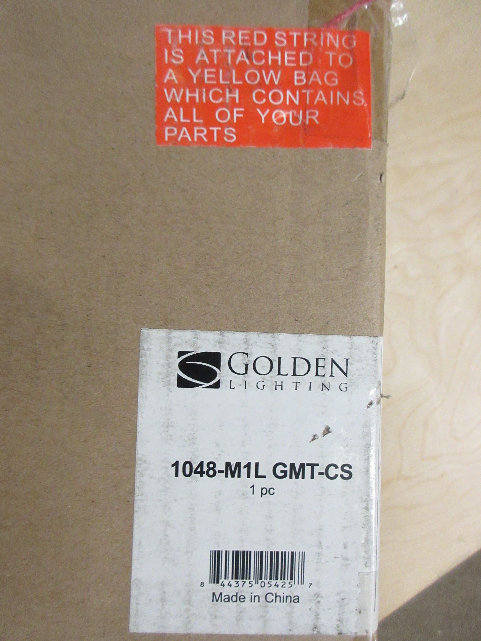 Golden Lighting Chatham Mini Pendant Light 1048-M1L