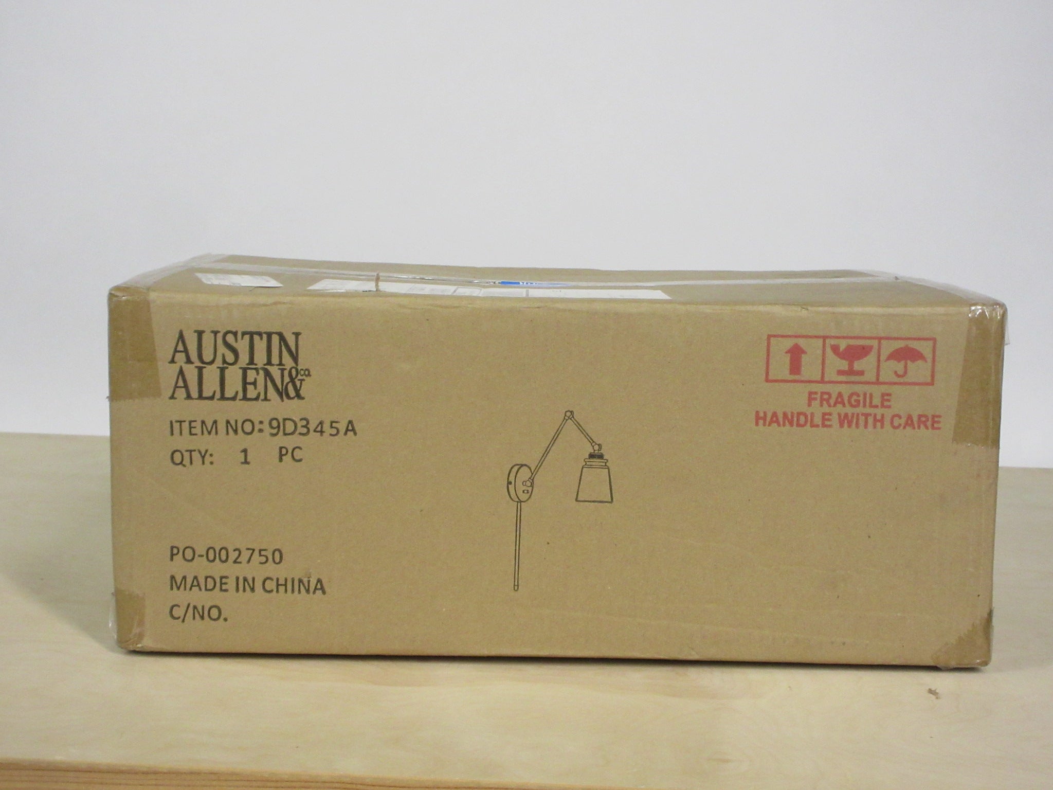 Austin Allen Industrial Wall Mount Light Fixture 9D345A