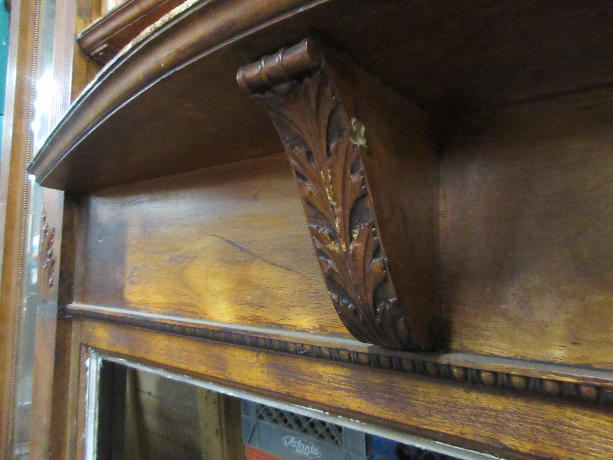 Asymmetrical Reclaimed Mantle with Mirror