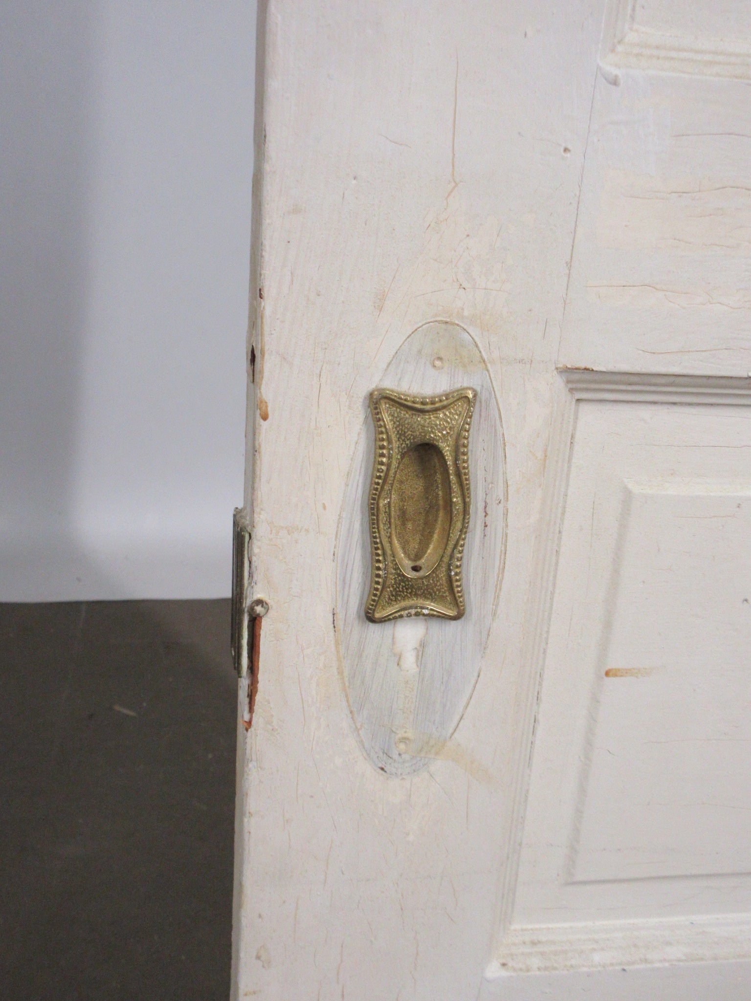 Five Panel Interior Door with Track Casters