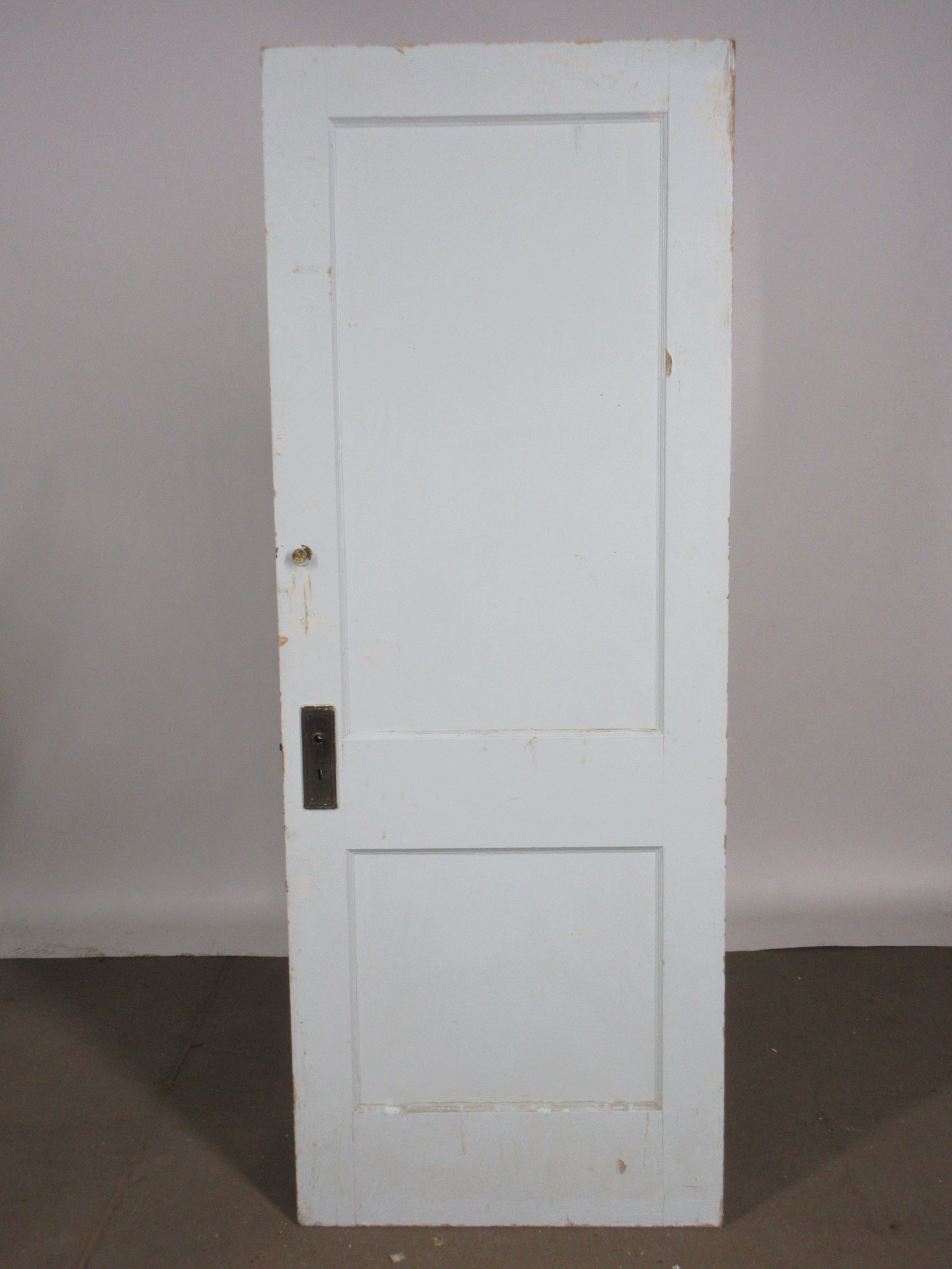Painted Two Panel Interior Door