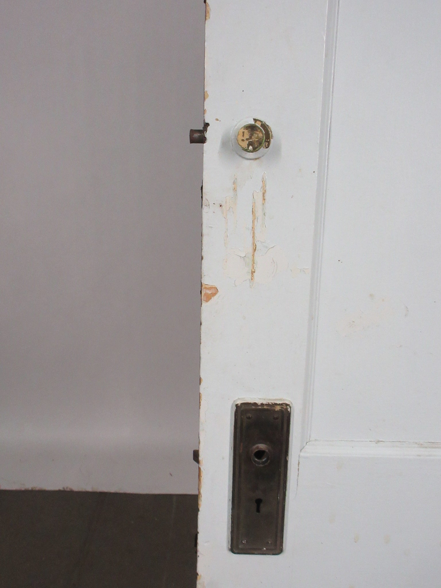 Painted Two Panel Interior Door