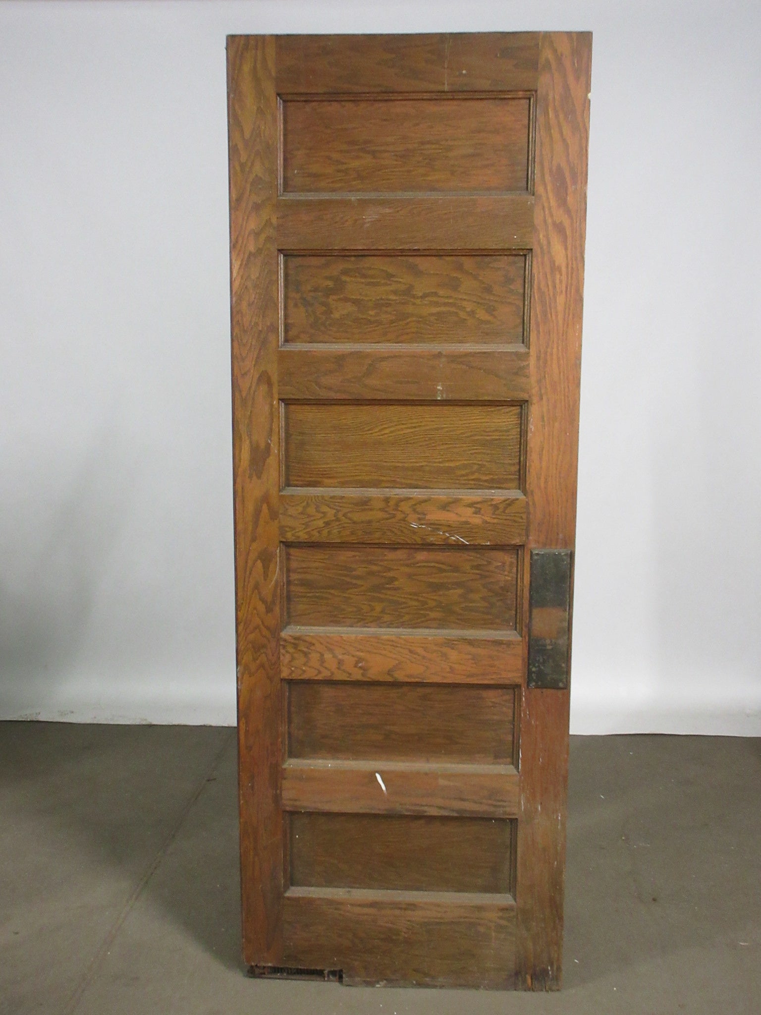 Antique Six Panel Swinging Service Door