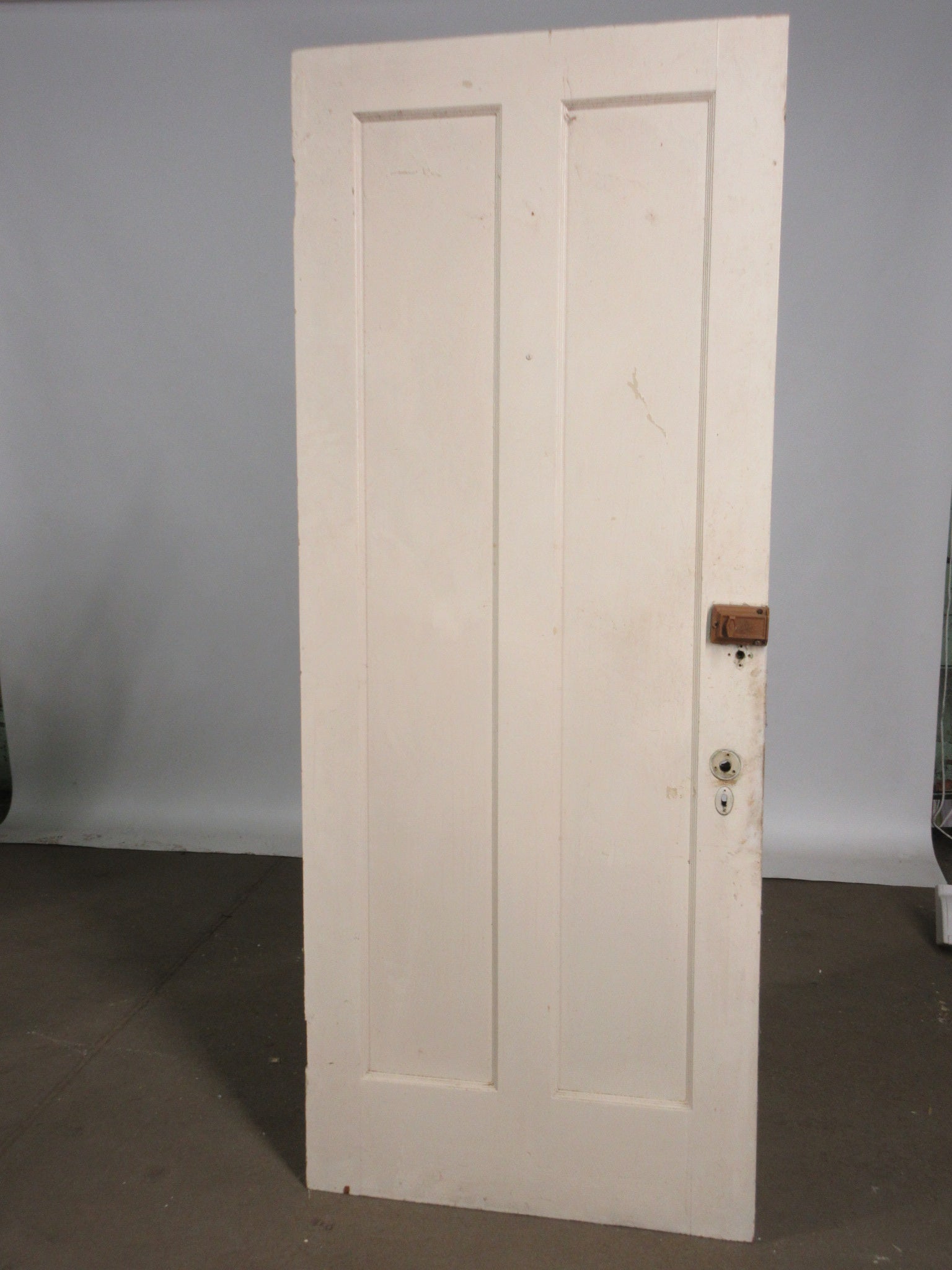 Vertical Two Panel Painted Door