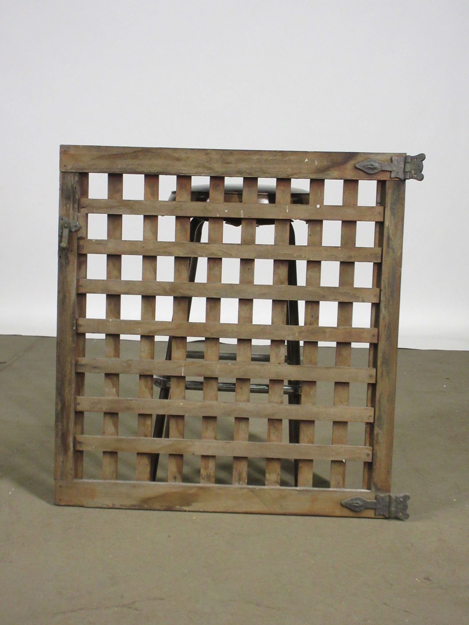 Redwood Gate with Bronze Hardware