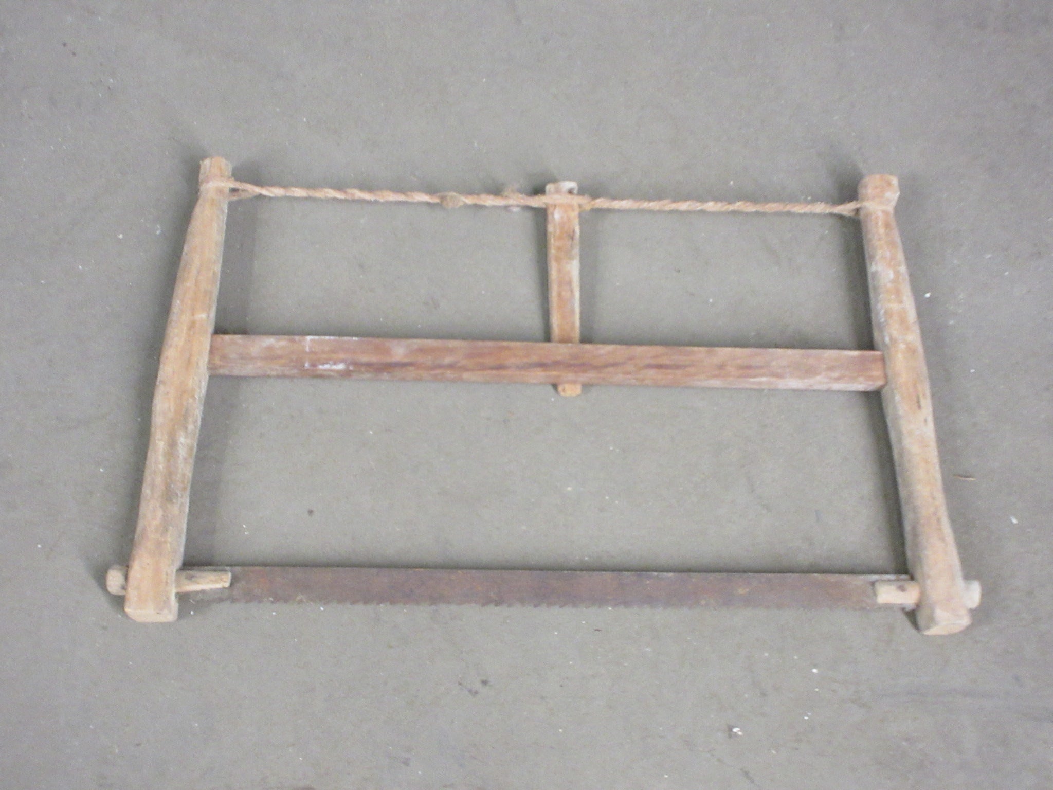 Antique Rope Top Bow Saw