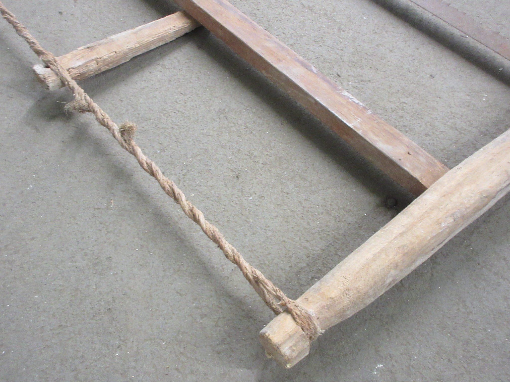 Antique Rope Top Bow Saw
