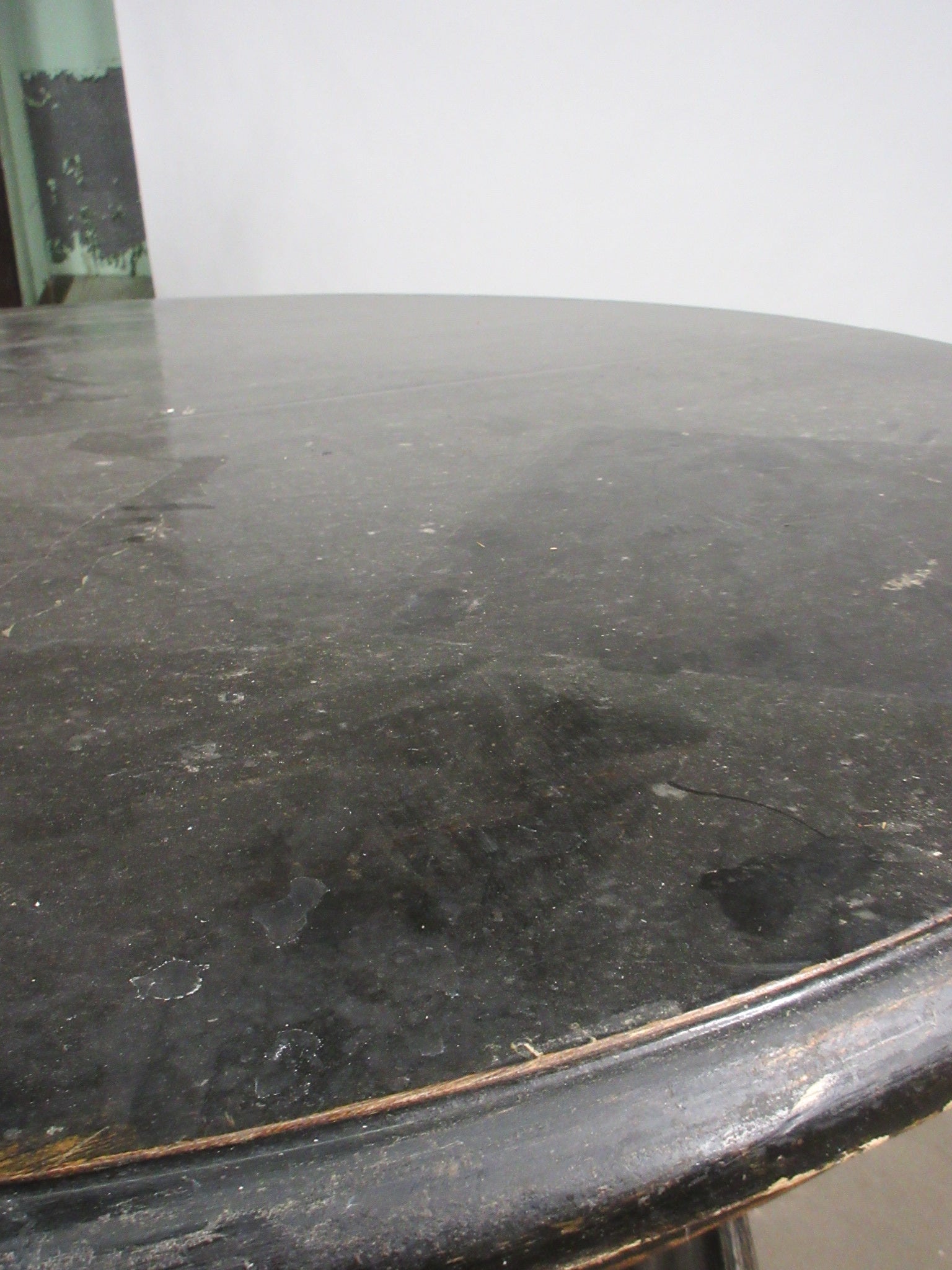 Round Table with Metal Base