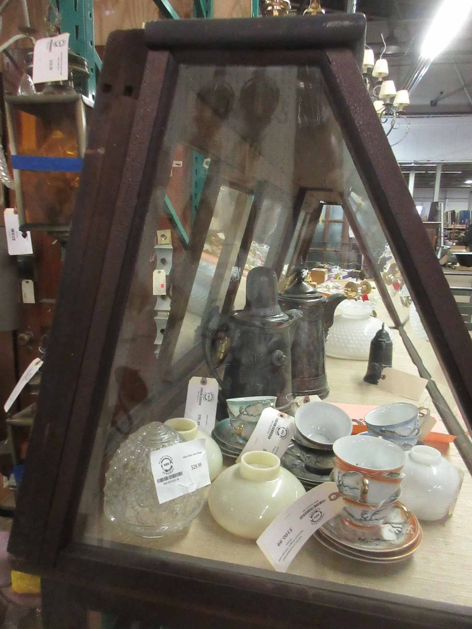 Antique Glass Display Case