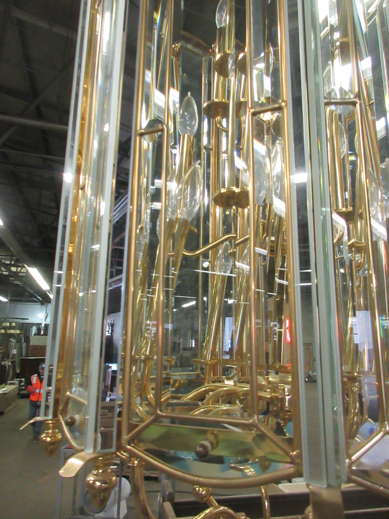 Brass Chandelier (5')