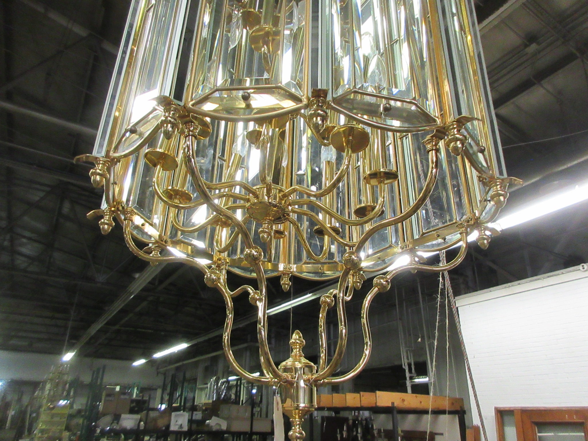 Brass Chandelier (5')