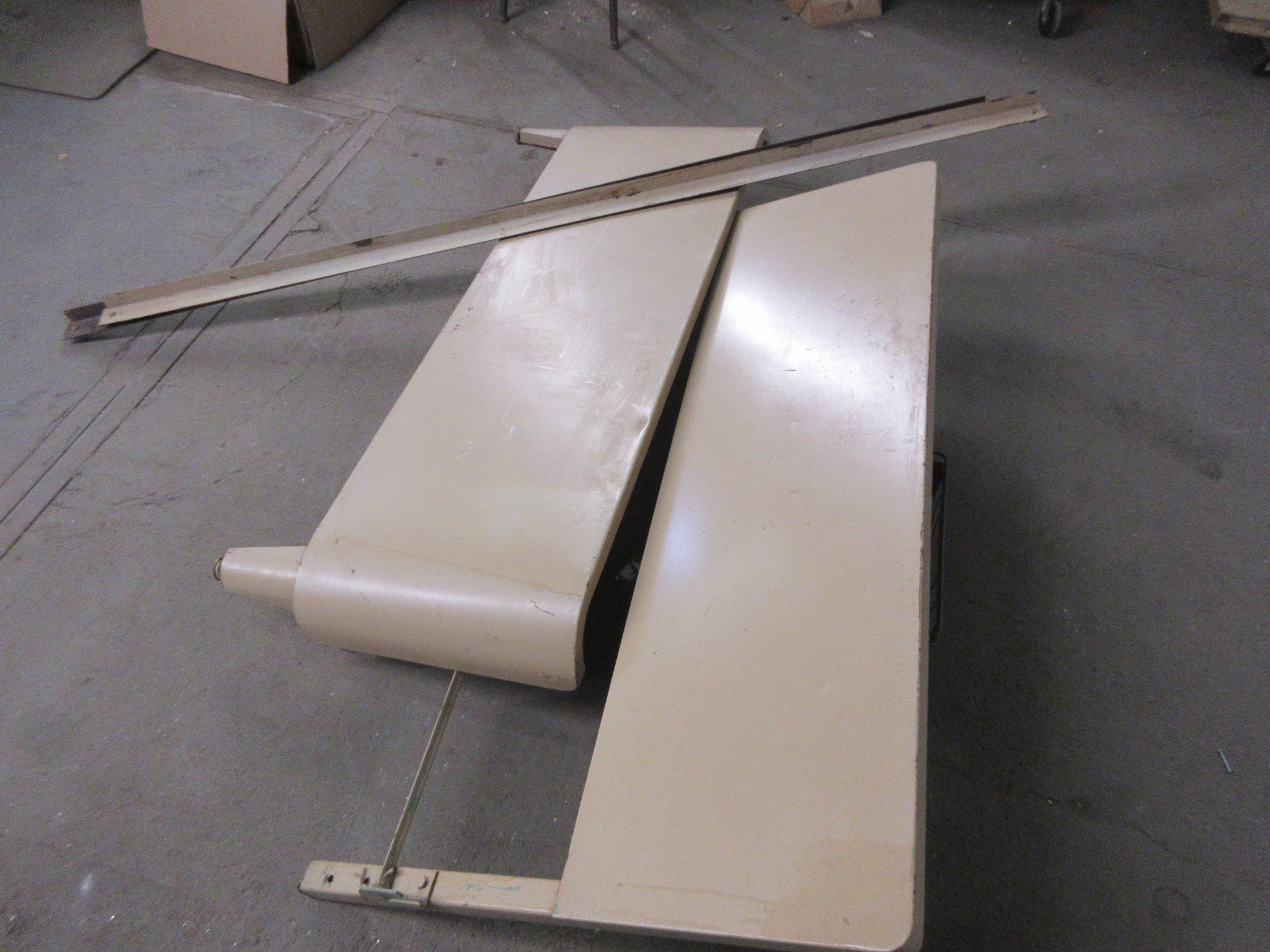 Vintage Metal Norman Bel Geddes for Simmons Full Bed Frame