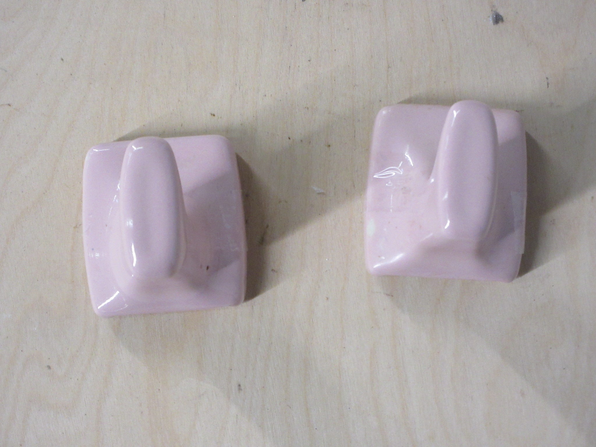 Pair of Ceramic Robe/Towel Hooks