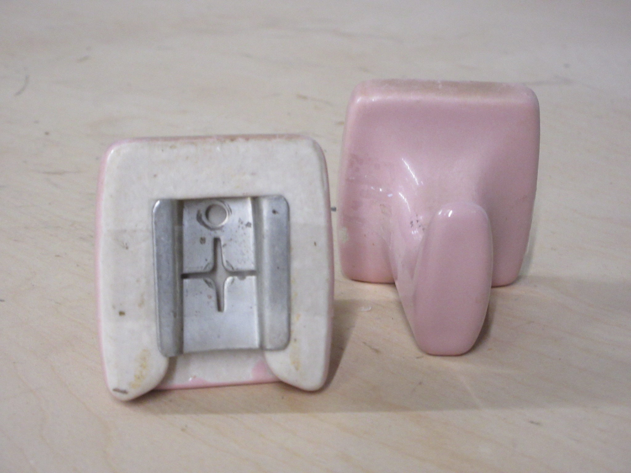 Pair of Ceramic Robe/Towel Hooks